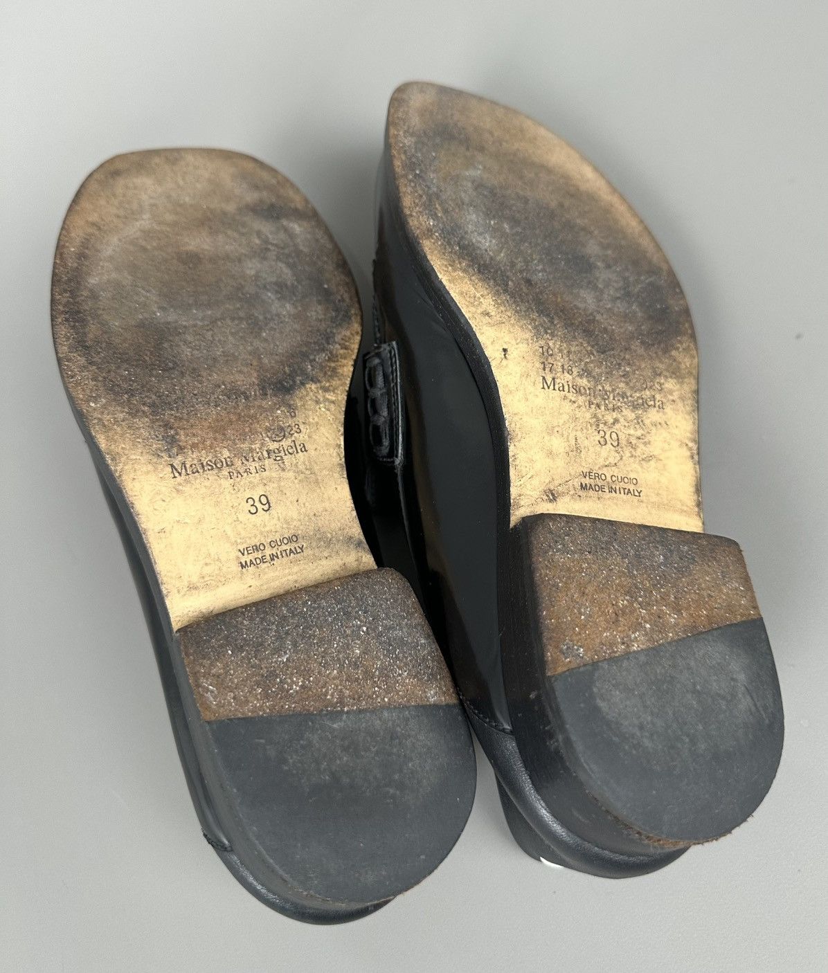 Maison Margiela Maison Margiela - 4 Contrast Stitch Leather Loafers - Black Size US 9 / IT 39 - 10 Thumbnail