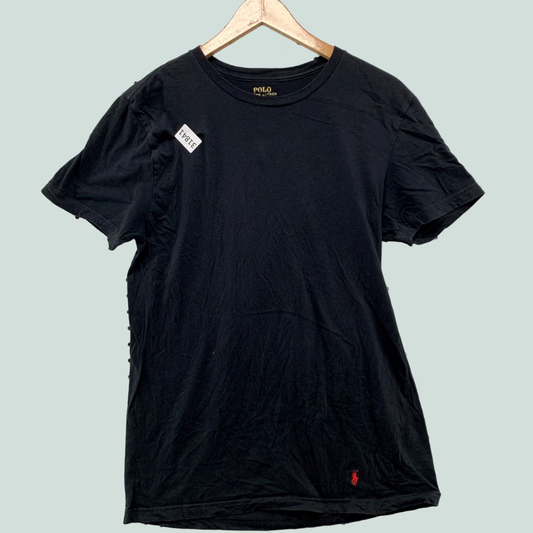 Ralph Lauren Ralph Lauren Shirt Mens M Red Polo Black Short Sleeve Men Pony 16x27 Size US M / EU 48-50 / 2 - 1 Thumbnail