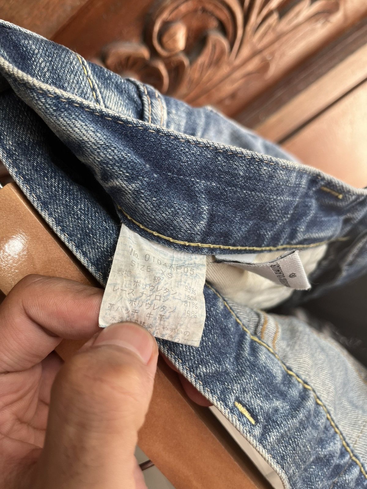 Hysteric Glamour HYSTERIC GLAMOUR RIPPED JEANS Size 29" - 10 Thumbnail