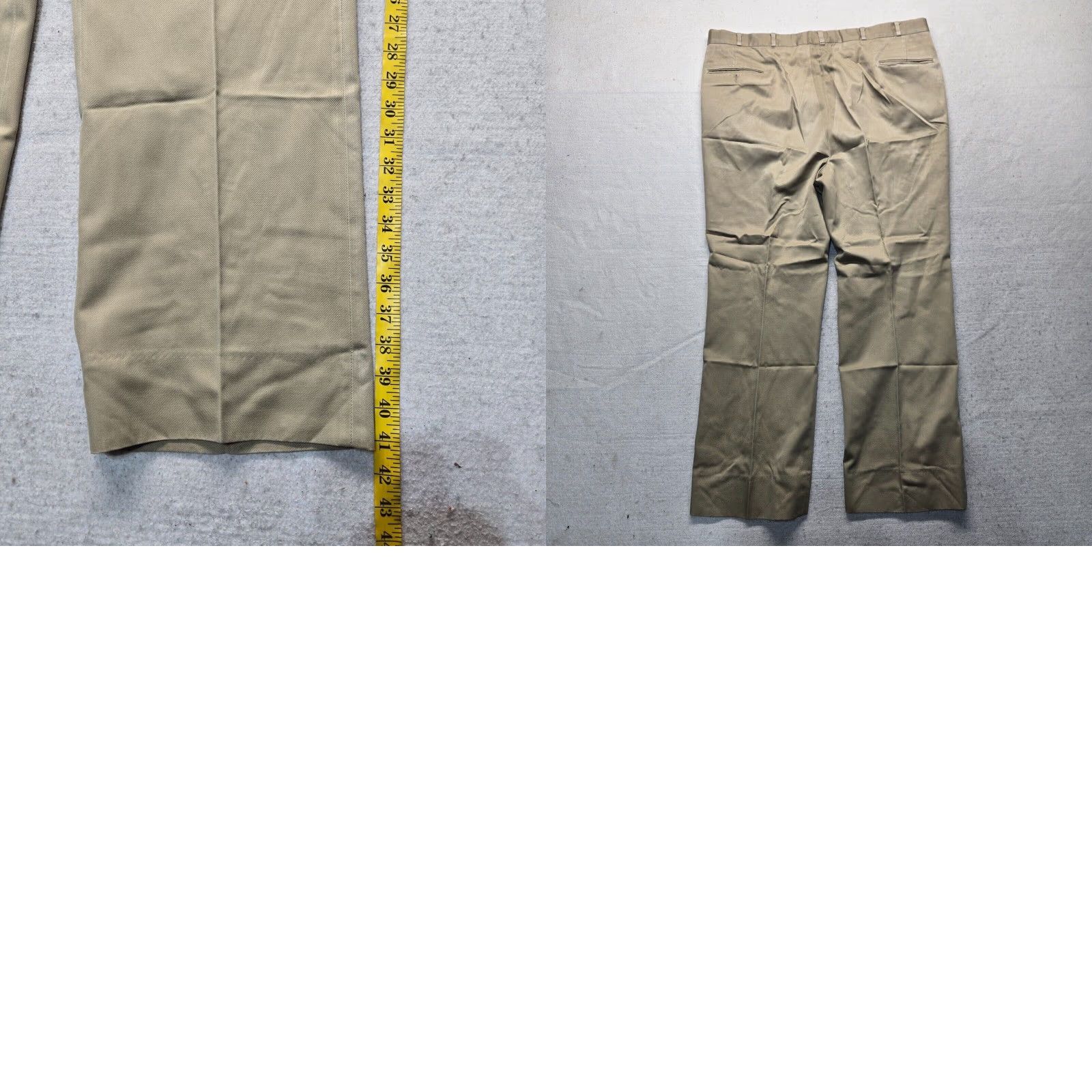 Vintage Berke B Men's Dress Pants Work Trouser Beige 38 x 28 Size US 38 / EU 54 - 8 Thumbnail