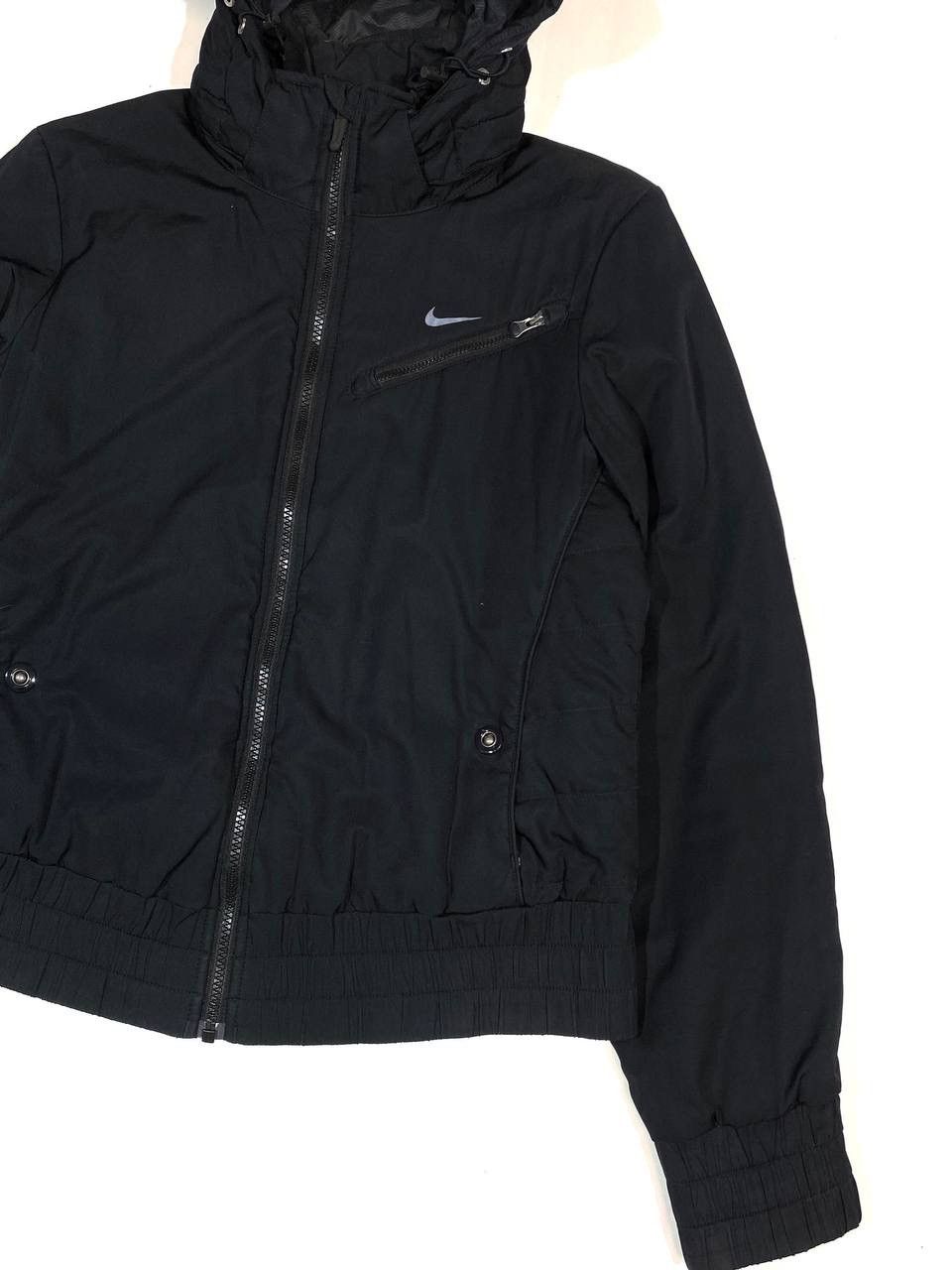 Nike × Vintage Nike Vintage Full Black Jacket Size M / US 6-8 / IT 42-44 - 4 Thumbnail