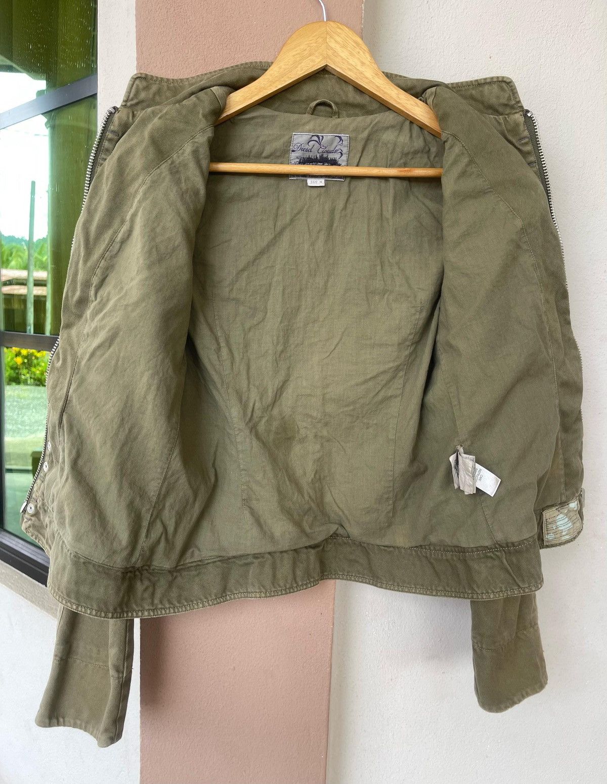 Designer × Diesel × Vintage Spring Summer Wind Diesel Parachute Jacket Size M / US 6-8 / IT 42-44 - 13 Thumbnail