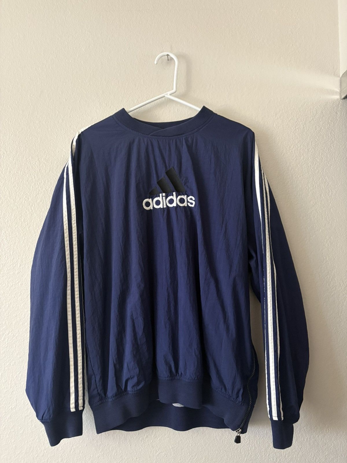 Adidas Vintage Adidas Nylon Pullover Jacket Size US M / EU 48-50 / 2 - 1 Thumbnail