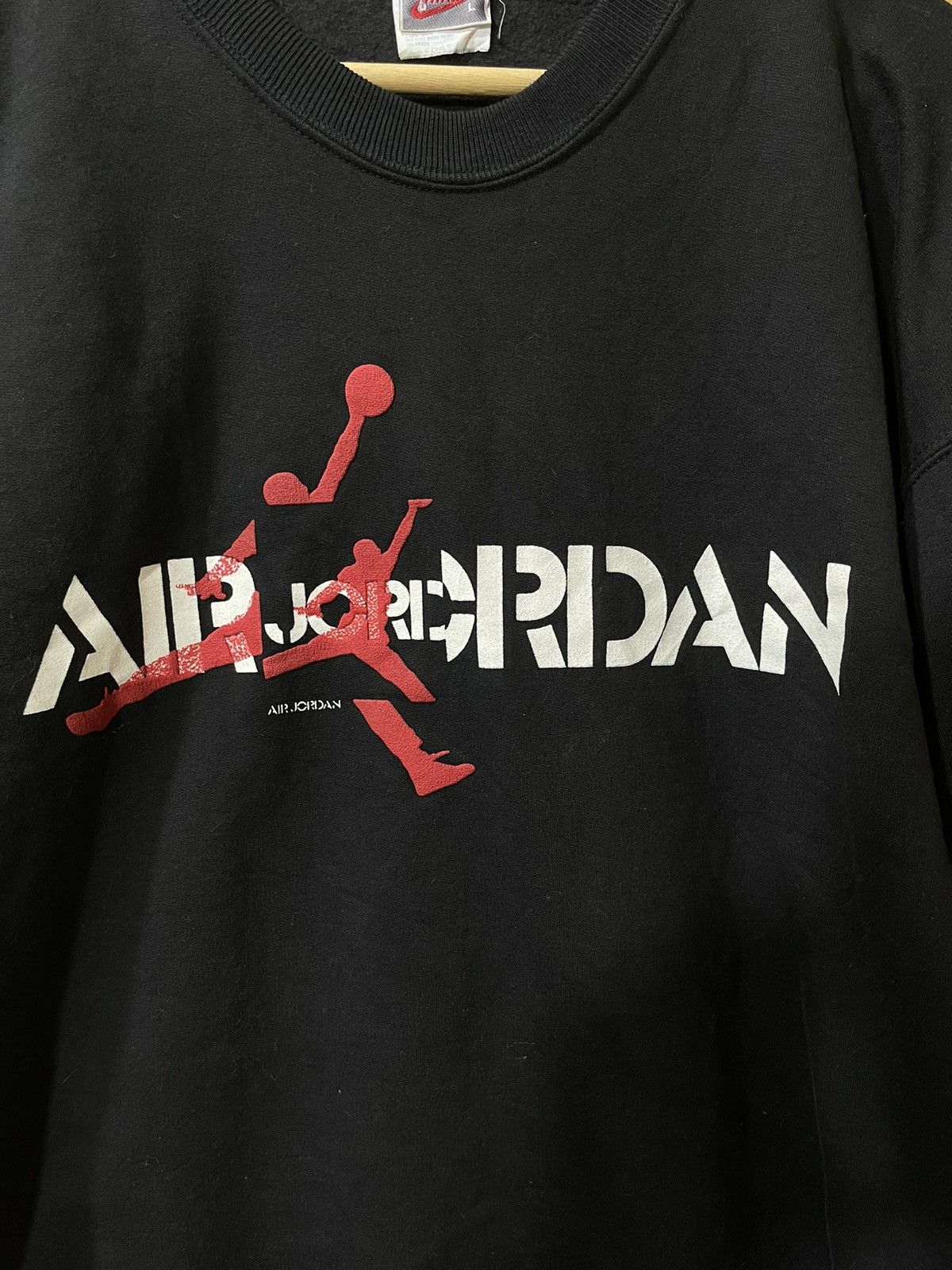Nike Vintage 90s nike air jordan sweatshirt Size US L / EU 52-54 / 3 - 3 Thumbnail
