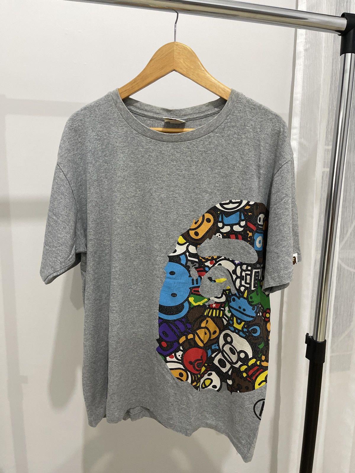 Bape Milo Side Big Ape Head Tee Size US XL / EU 56 / 4 - 1 Thumbnail