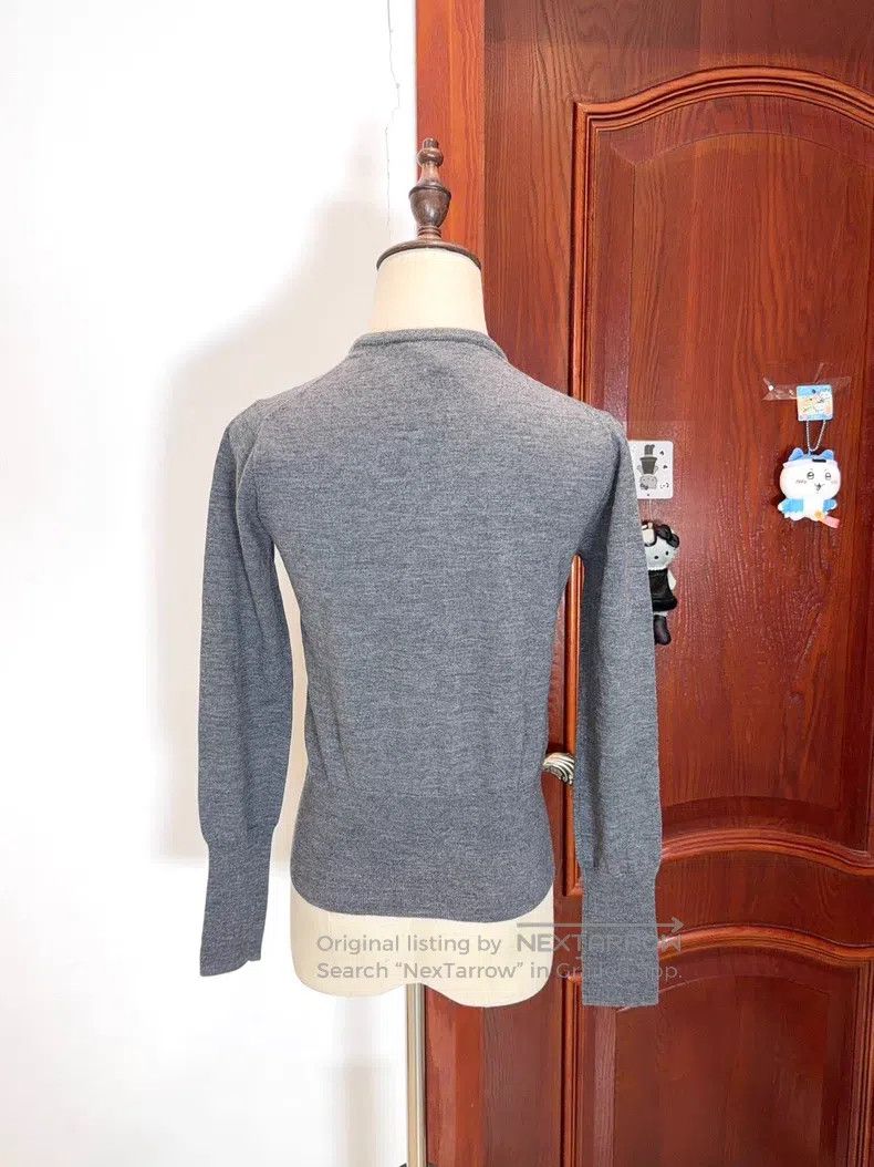 Vivienne Westwood Vivienne Westwood Gray Knit Wool Cardigan Size L / US 10 / IT 46 - 2 Thumbnail