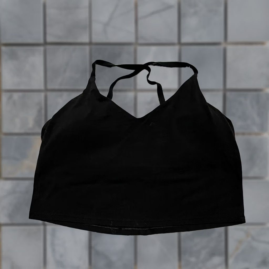 Athleta Athleta Sports Bra Womens M Black Crop Top Strappy Size M / US 6-8 / IT 42-44 - 1 Thumbnail