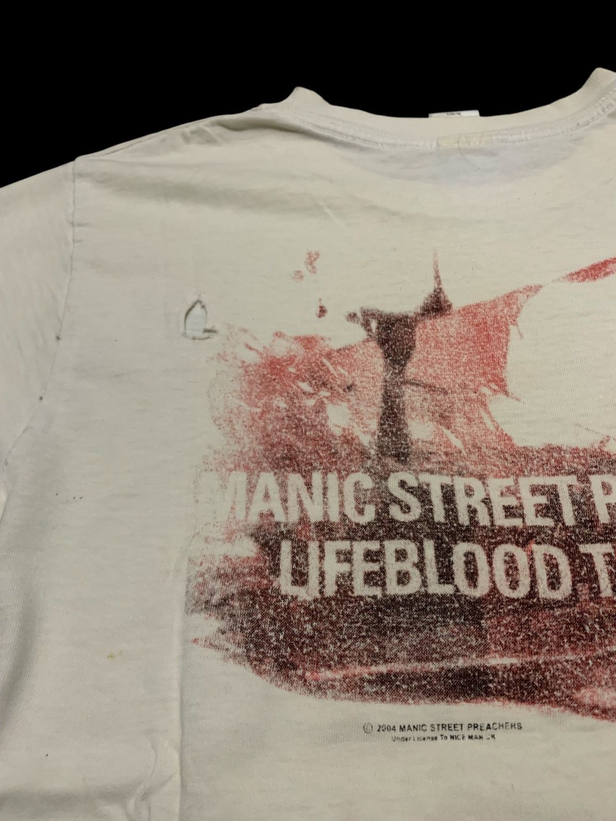 Band Tees Vintage Manic Street Preachers Lifeblood Tour 2004 Size US S / EU 44-46 / 1 - 3 Thumbnail