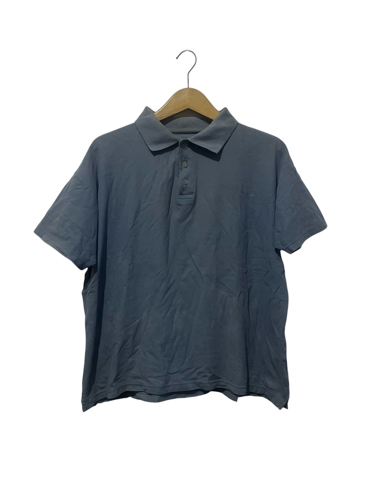 Dolce & Gabbana Dolce & Gabbana Authentic Logo Polo Baby Blue Sample Item Size US XL / EU 56 / 4 - 1 Thumbnail