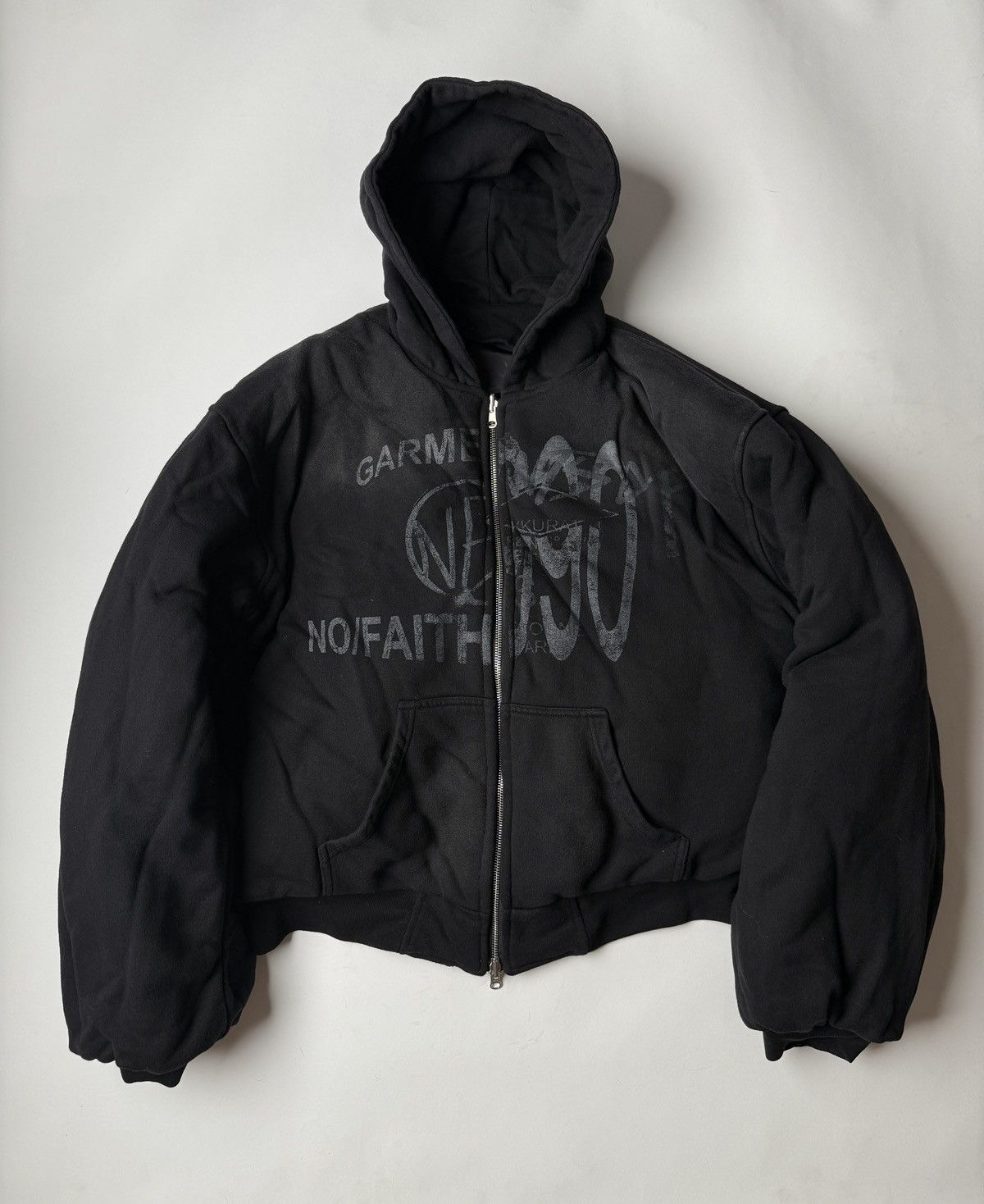 No Faith Studios No Faith Reversible Bomber Jacket | Grailed