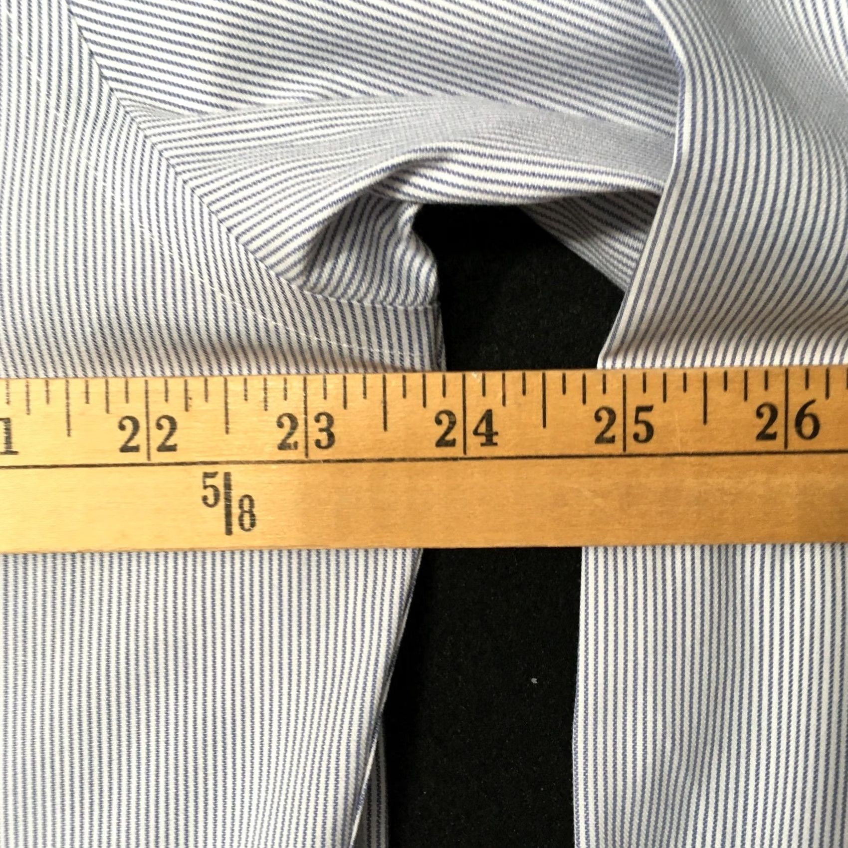Stafford STAFFORD Shirt Men’s 16.5 32-33 Blue Striped performance pinpoint Size US XL / EU 56 / 4 - 7 Thumbnail