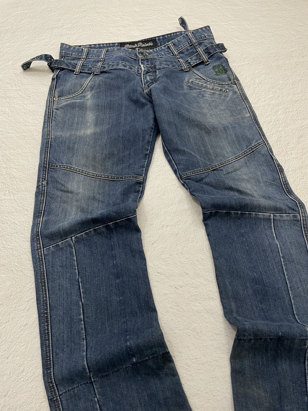 Hysteric Glamour 2000s blacklabel japan double Wasit Denim Wash Size US 34 / EU 50 - 2 Thumbnail