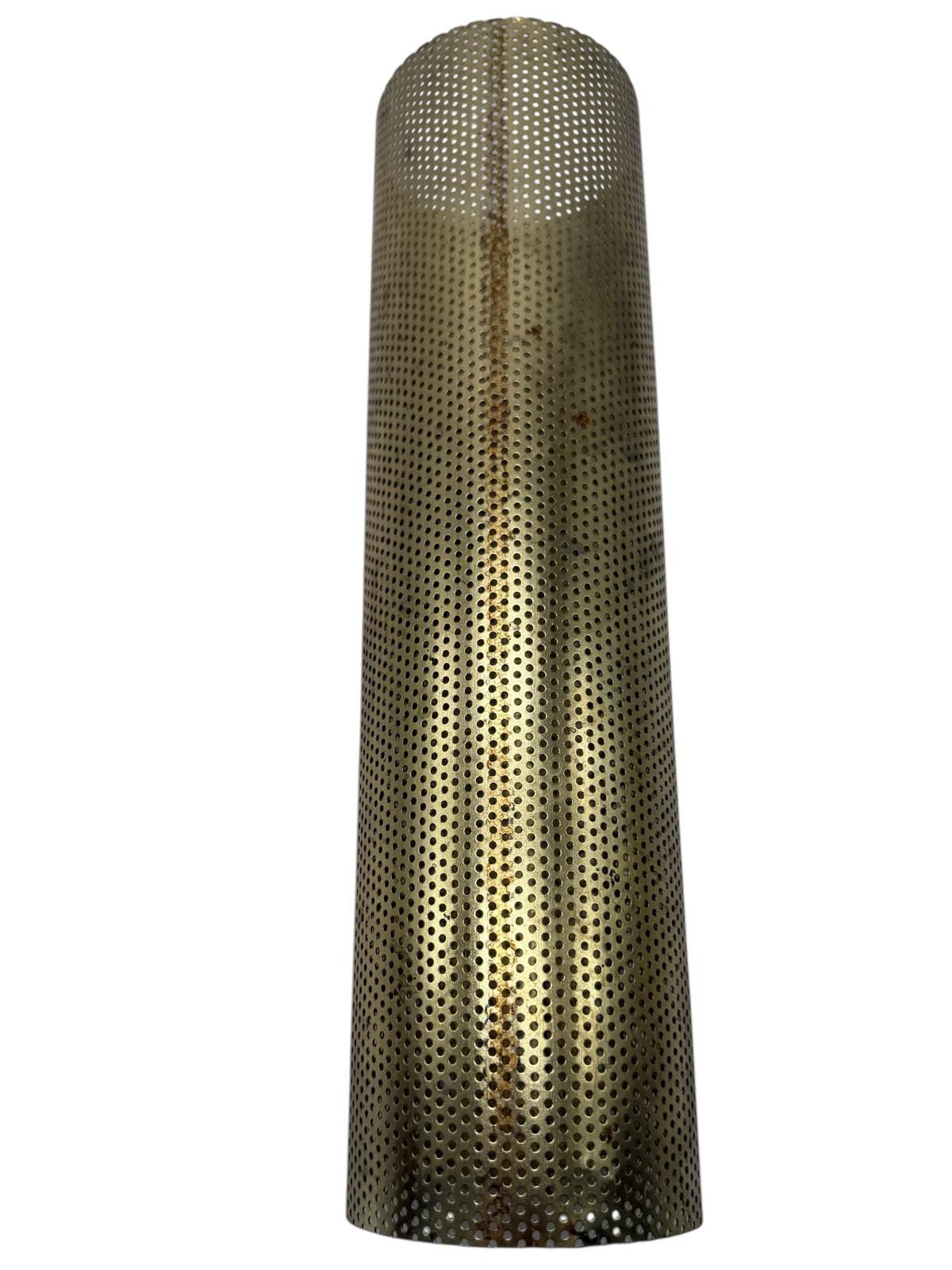 Designer Vintage MCM Brass Perforated Lamp Insert Diffuser Size ONE SIZE - 2 Thumbnail