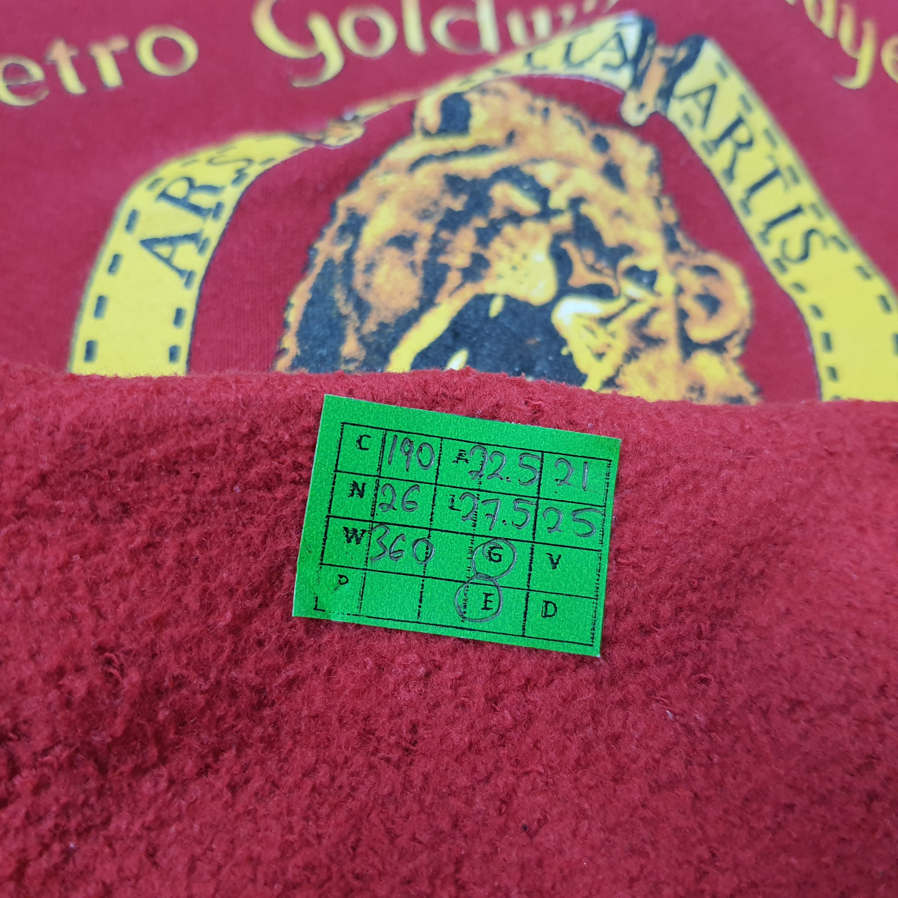 Vintage Vintage Metro Goldwyn Mayer America Movie Company Sweatshirt Size US M / EU 48-50 / 2 - 6 Thumbnail