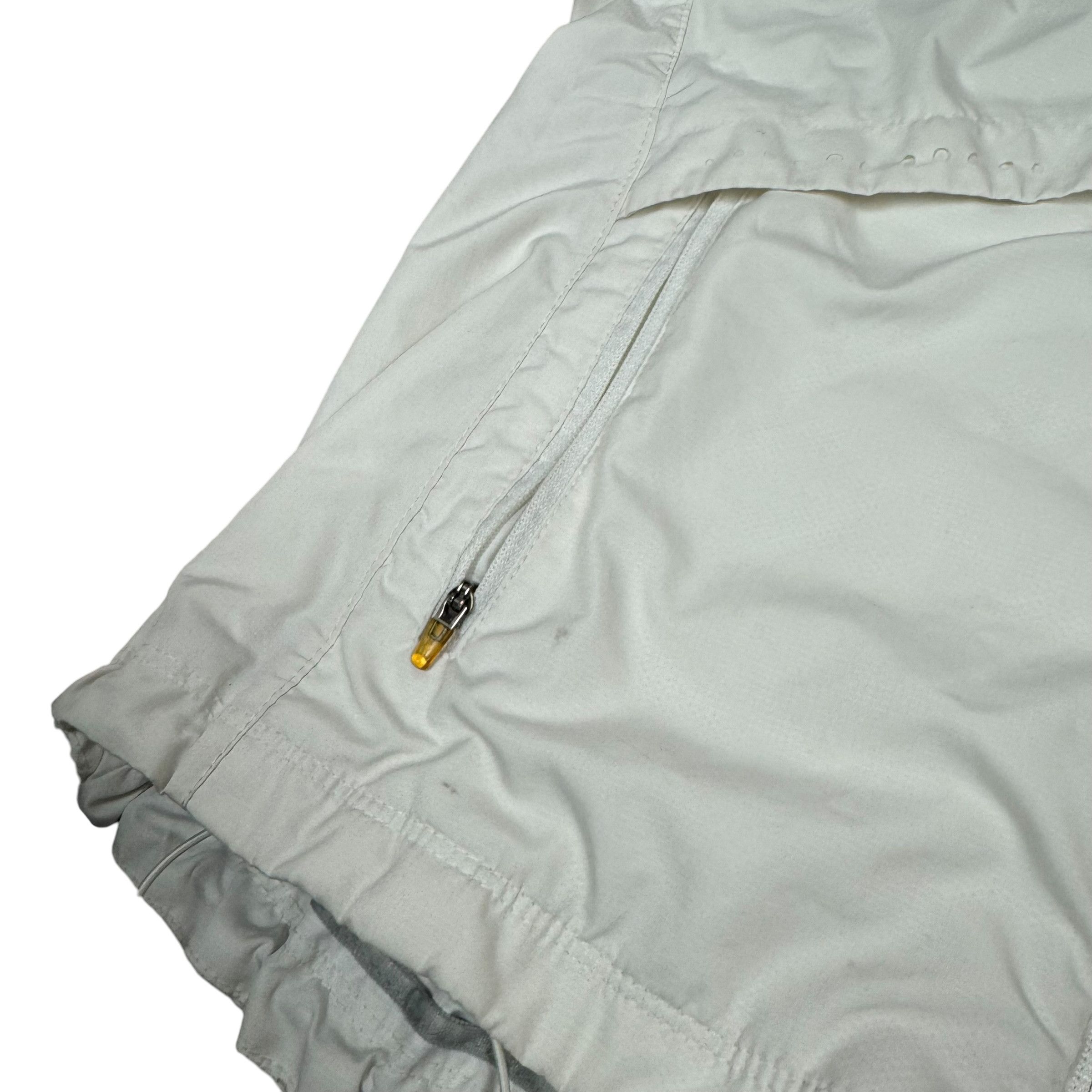 Nike × Vintage Nike Women's White Solo Swoosh Hooded Full Zip Jacket Large Size L / US 10 / IT 46 - 5 Thumbnail