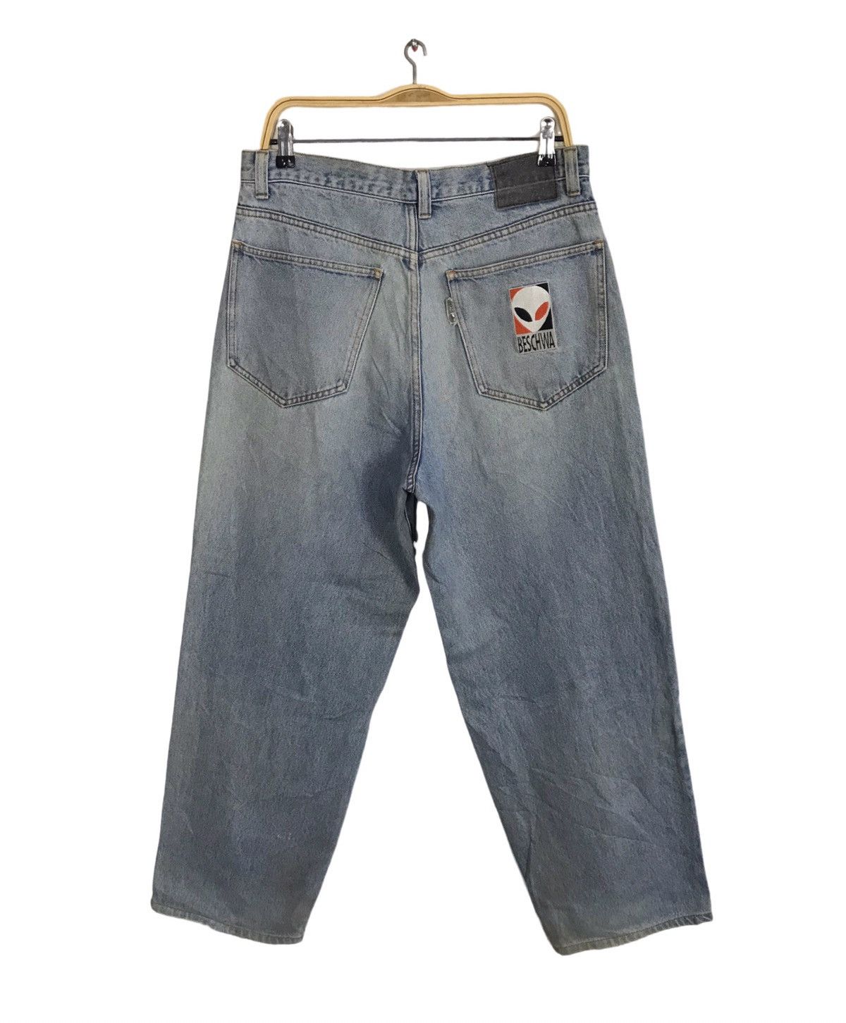 Alien Workshop Alien Beschwa Faded Indigo Denim Baggy Buttonfly Size 32 Size US 30 / EU 46 - 2 Thumbnail