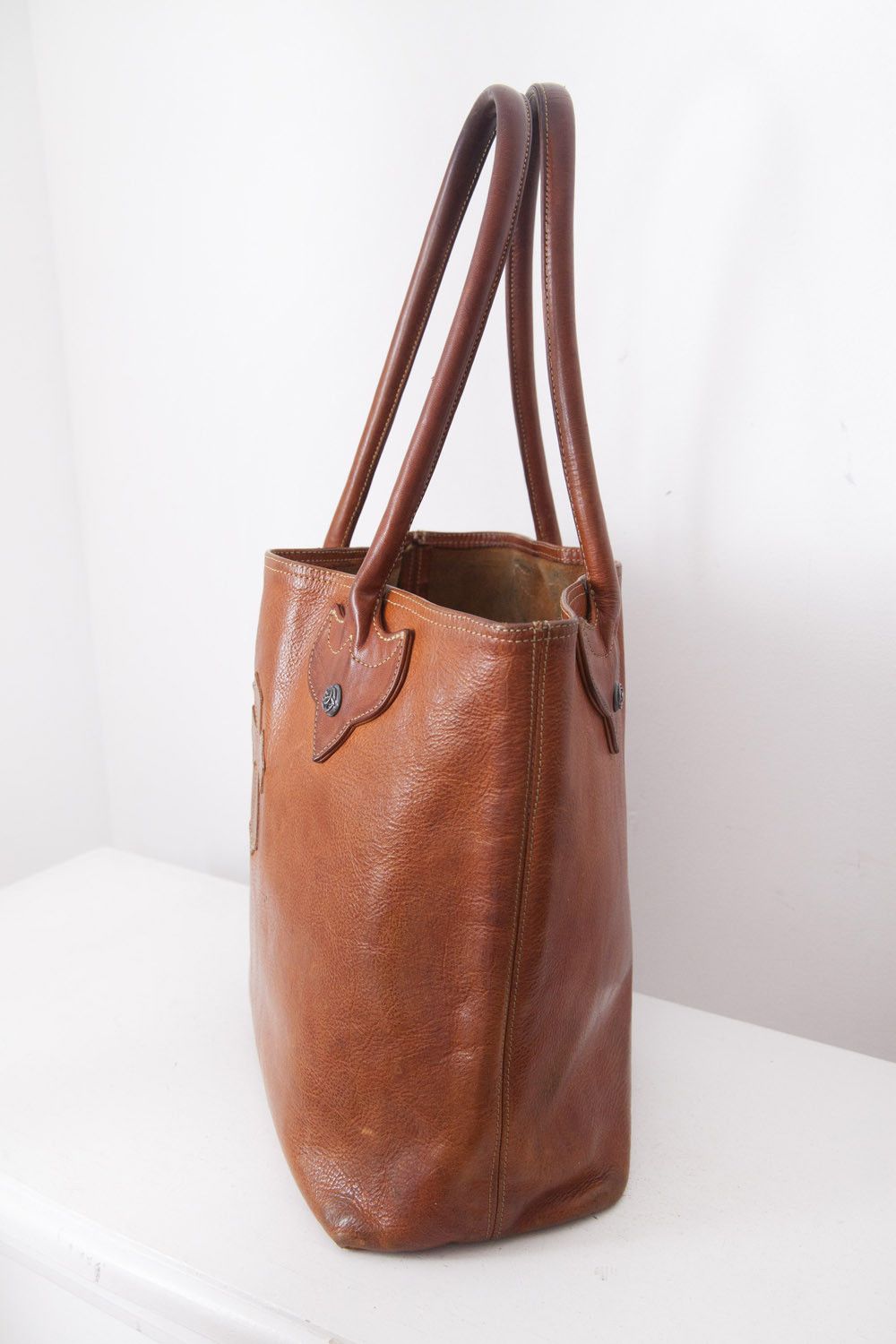 Chrome Hearts Chrome Hearts leather tote bag w cross patch Size ONE SIZE - 2 Thumbnail