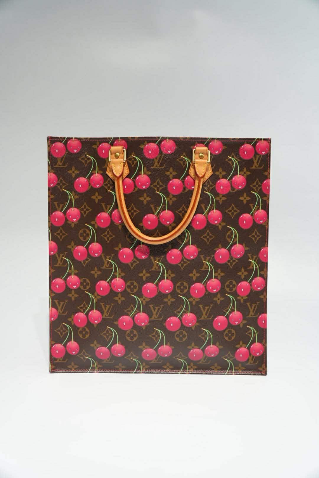 Louis Vuitton × Takashi Murakami Louis Vuitton Limited Edition Monogram Cerises Sac Plat Tote Size ONE SIZE - 3 Thumbnail