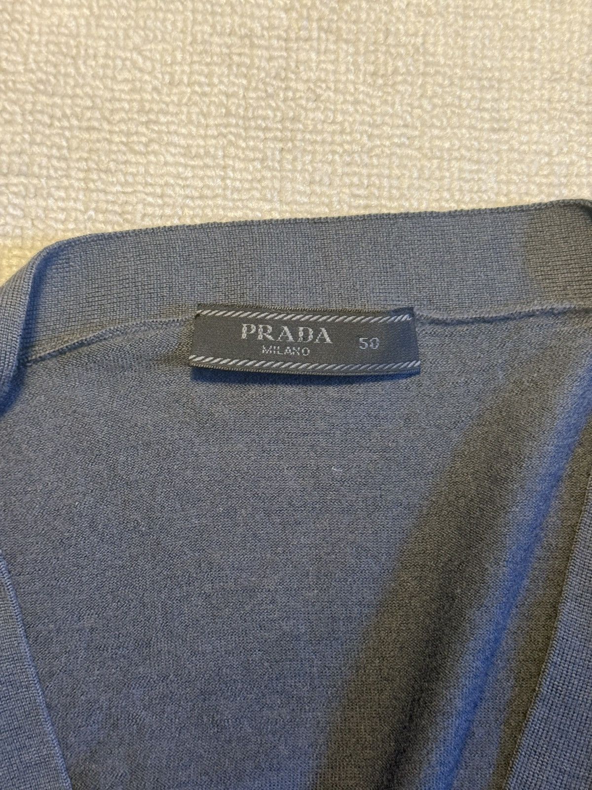 Prada Prada Grey thin Cardigan Size US M / EU 48-50 / 2 - 3 Thumbnail