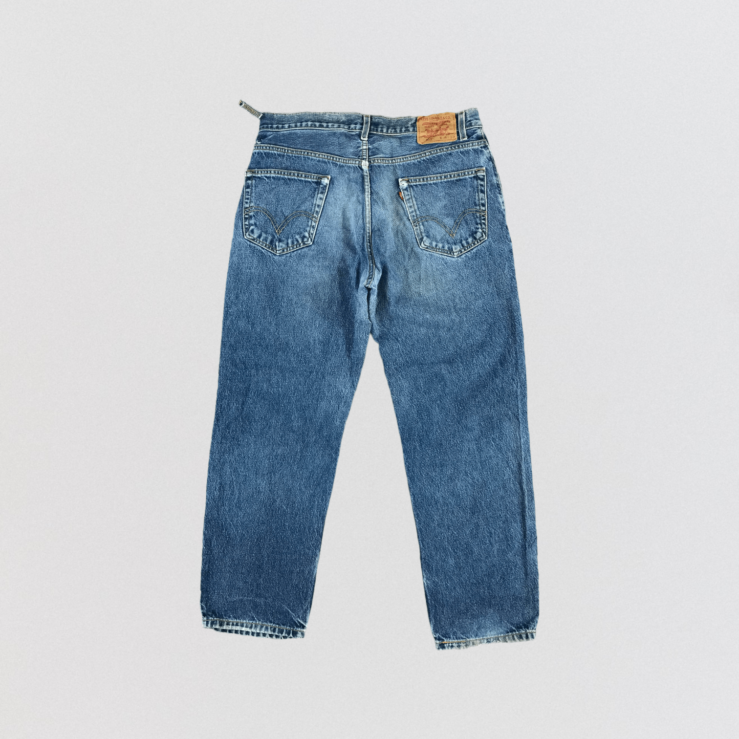 Levi's × Vintage Vintage Blue Wash Levis 550 Jeans-JM2977 Size US 35 - 2 Thumbnail