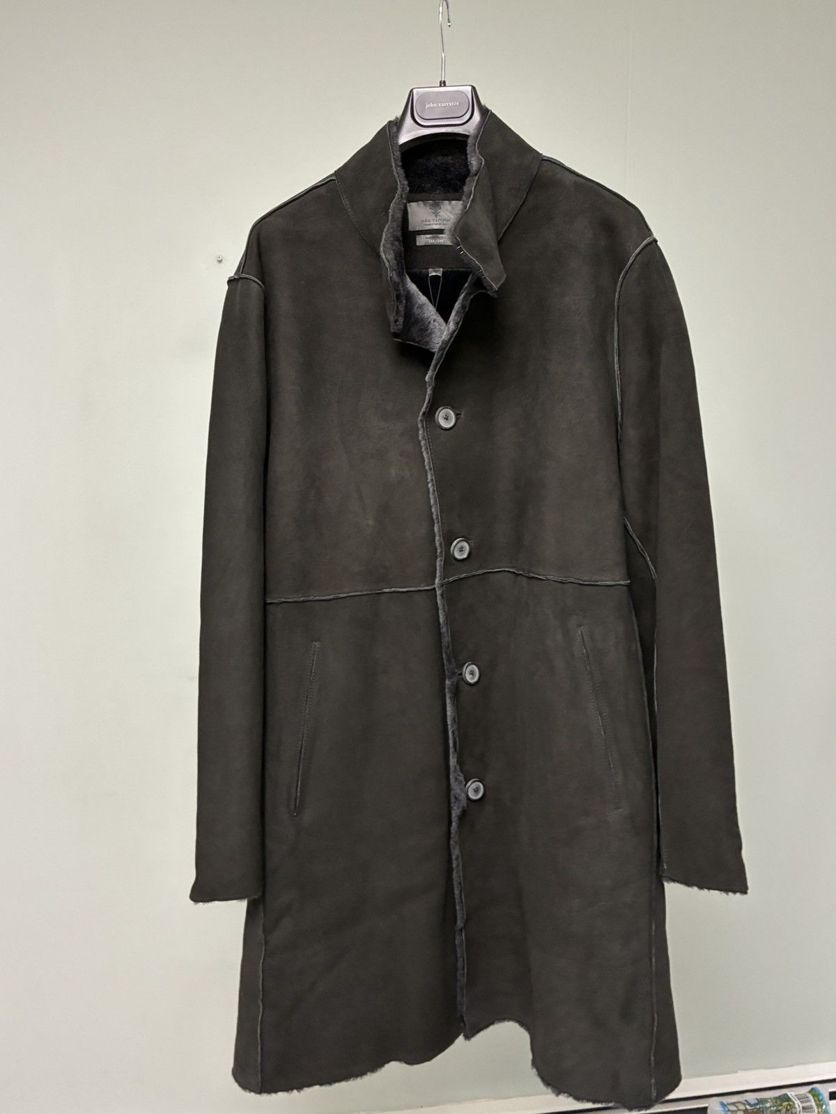 John Varvatos Ellwood Shearling Coat EU 54 USA 44 Size US L / EU 52-54 / 3 - 19 Thumbnail