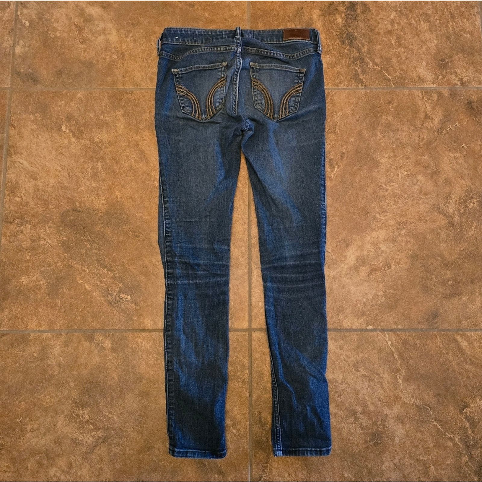 Hollister Dark Denim | HOLLISTER | Low Super Skinny Jean Size 25" / US 0 / IT 36 - 2 Thumbnail