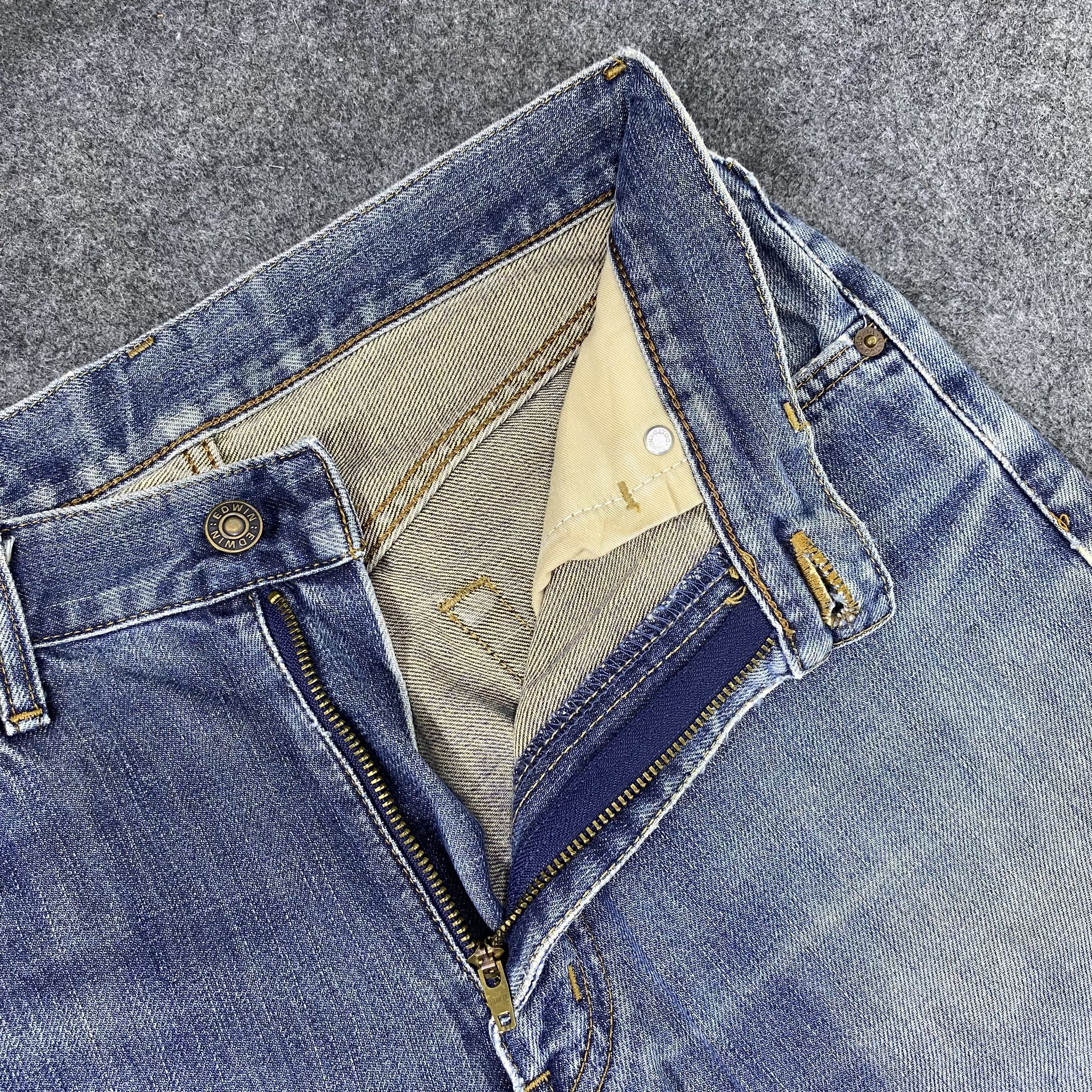 Edwin × If Six Was Nine × Vintage Vintage Edwin 503 Blue Wash Denim-J1177 Size US 30 / EU 46 - 8 Thumbnail