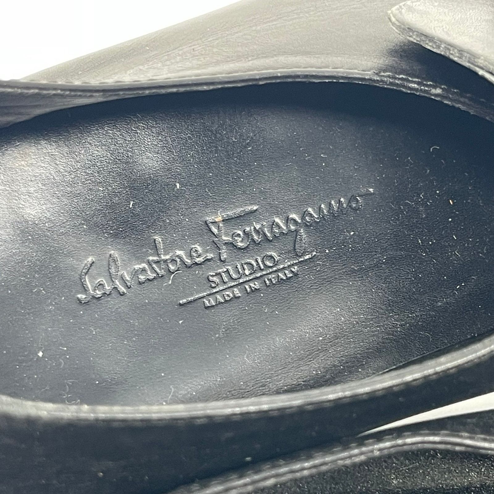 Salvatore Ferragamo Salvatore Ferragamo Men’s Slip On Black Leather Loafers 9.5 Size US 9.5 / EU 42-43 - 4 Thumbnail