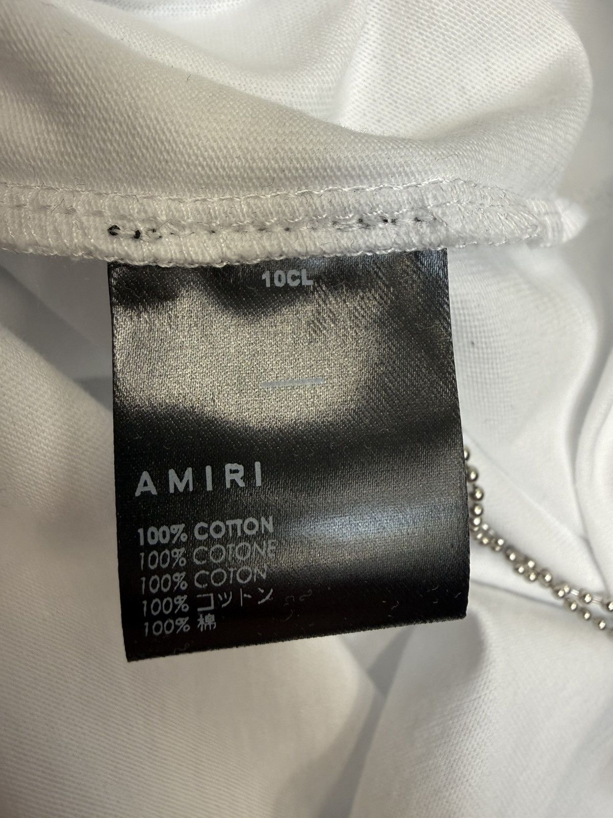 Amiri Amiri Sun L/S Tee White. size S. bnwt. rrp £525 Size US S / EU 44-46 / 1 - 7 Thumbnail