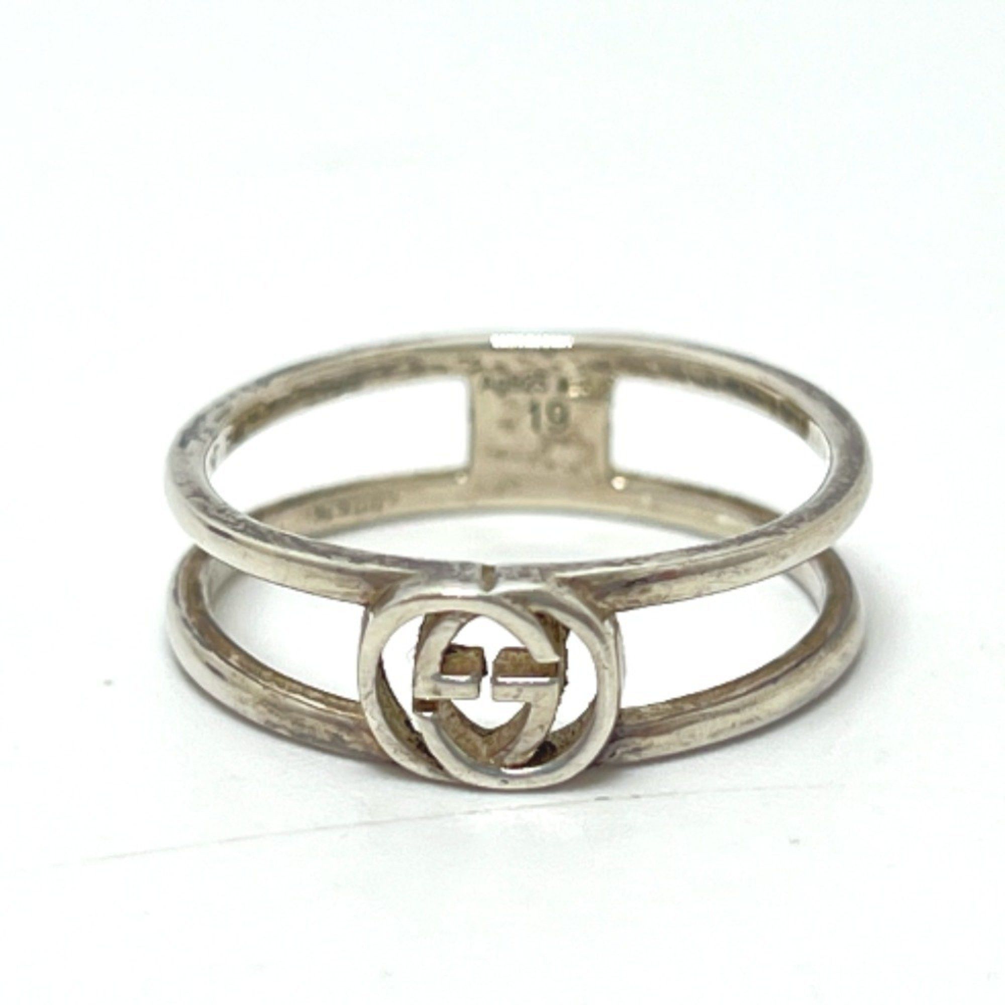 Gucci GUCCI Interlocking G Ring, SV925, Women's Silver Size ONE SIZE - 1 Thumbnail