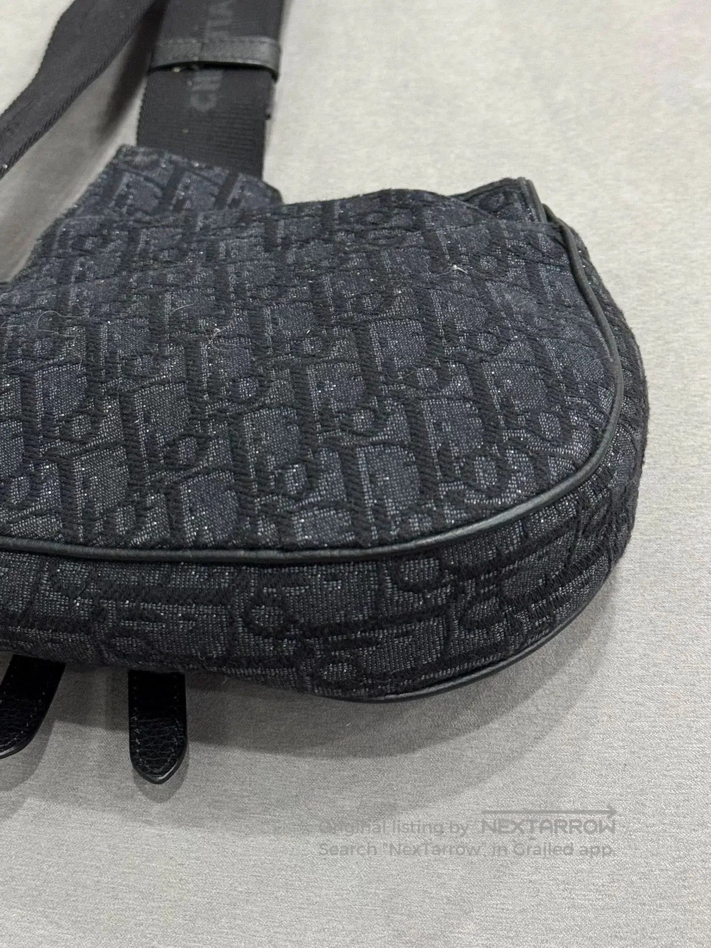 Dior black dior saddle bag secondhand. Size ONE SIZE - 6 Thumbnail