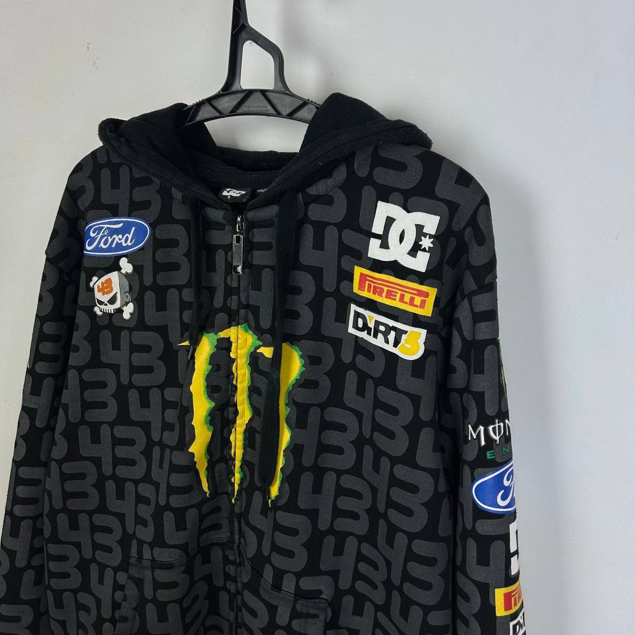 DC RARE KEN BLOCK #43 DC SHOES FORD MONSTER ENERGY ZIP HOODIE Size US L / EU 52-54 / 3 - 3 Thumbnail