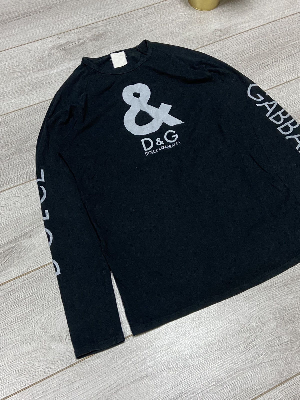 Dolce & Gabbana Dolce Gabbana big print long sleeve short Size US M / EU 48-50 / 2 - 3 Thumbnail