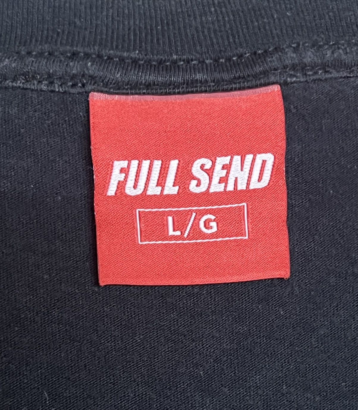 Full Send Rare Nelk Boys Full Send Logo Tee Black L Hype Size US L / EU 52-54 / 3 - 5 Thumbnail