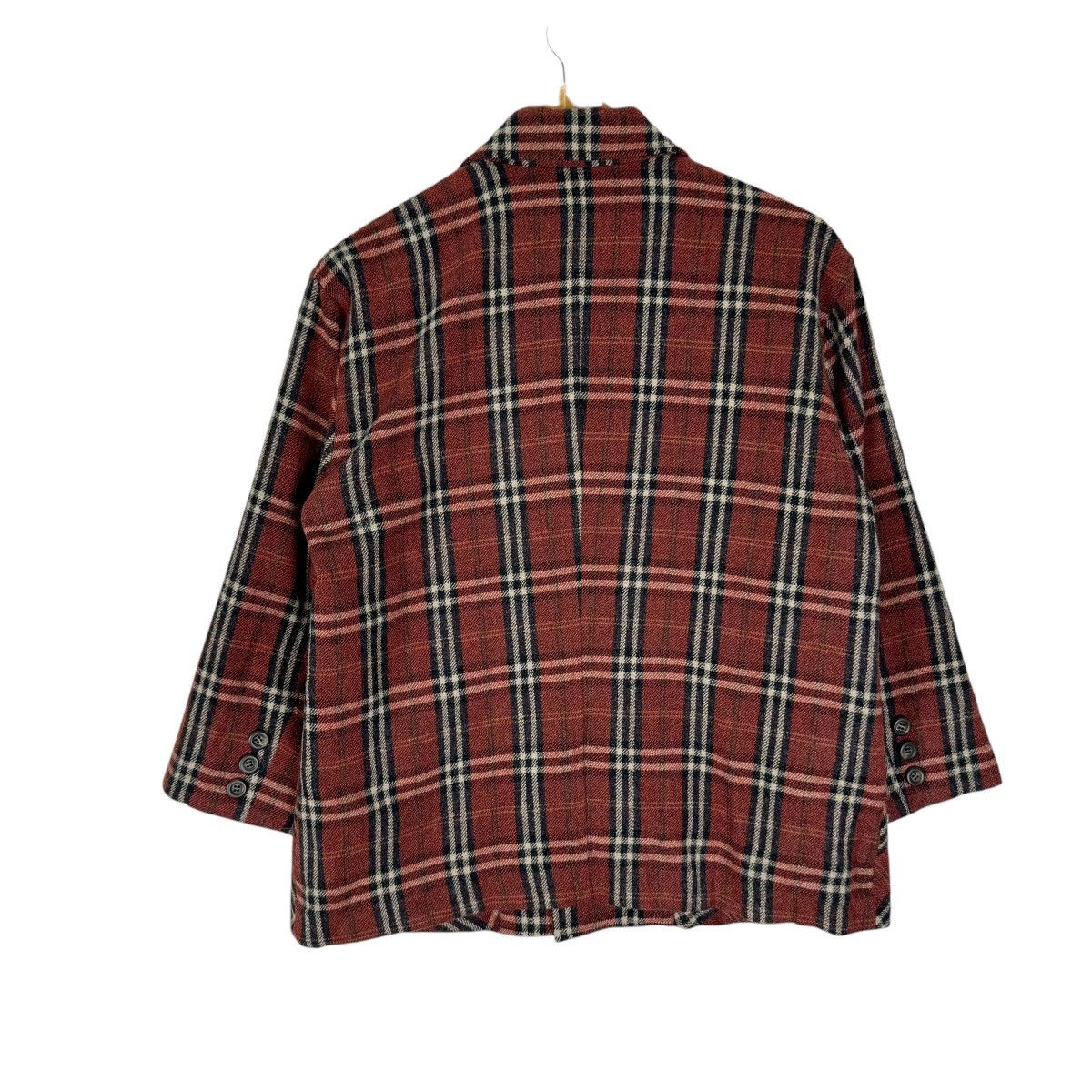 Hai Sporting Gear × Issey Miyake 🌟HAI SPORTING GEAR ISSEY MIYAKE TARTAN JACKET Size M / US 6-8 / IT 42-44 - 9 Thumbnail