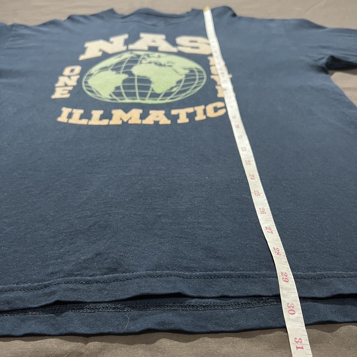Nas Vintage Y2K Nas Illmatic Promo Tee XL Faded HipHop Rap Size US XL / EU 56 / 4 - 11 Thumbnail