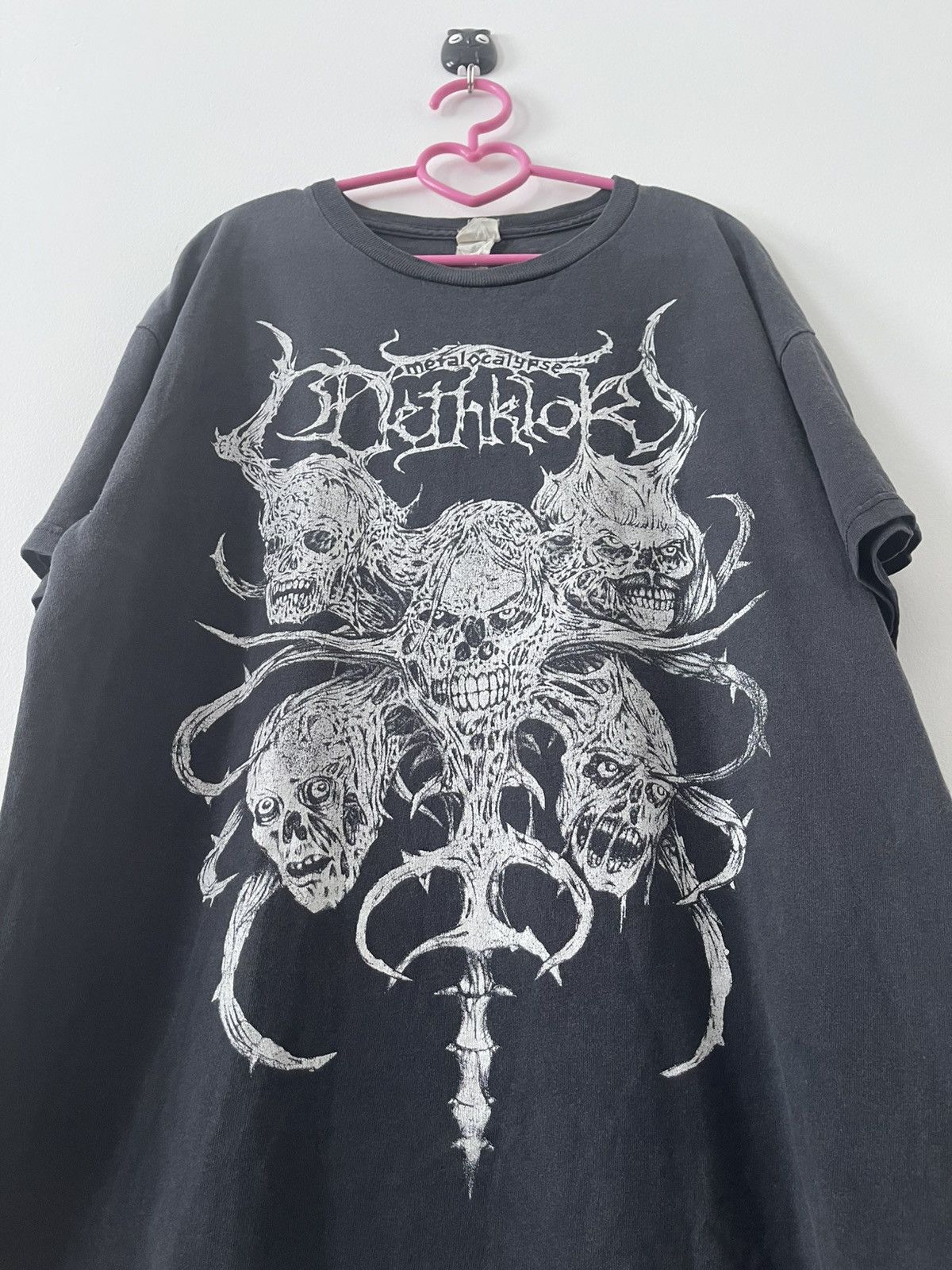 Band Tees Rare Vintage DETHKLOK Metalocalypse Skulls Graphic Band Tee Size US L / EU 52-54 / 3 - 2 Thumbnail