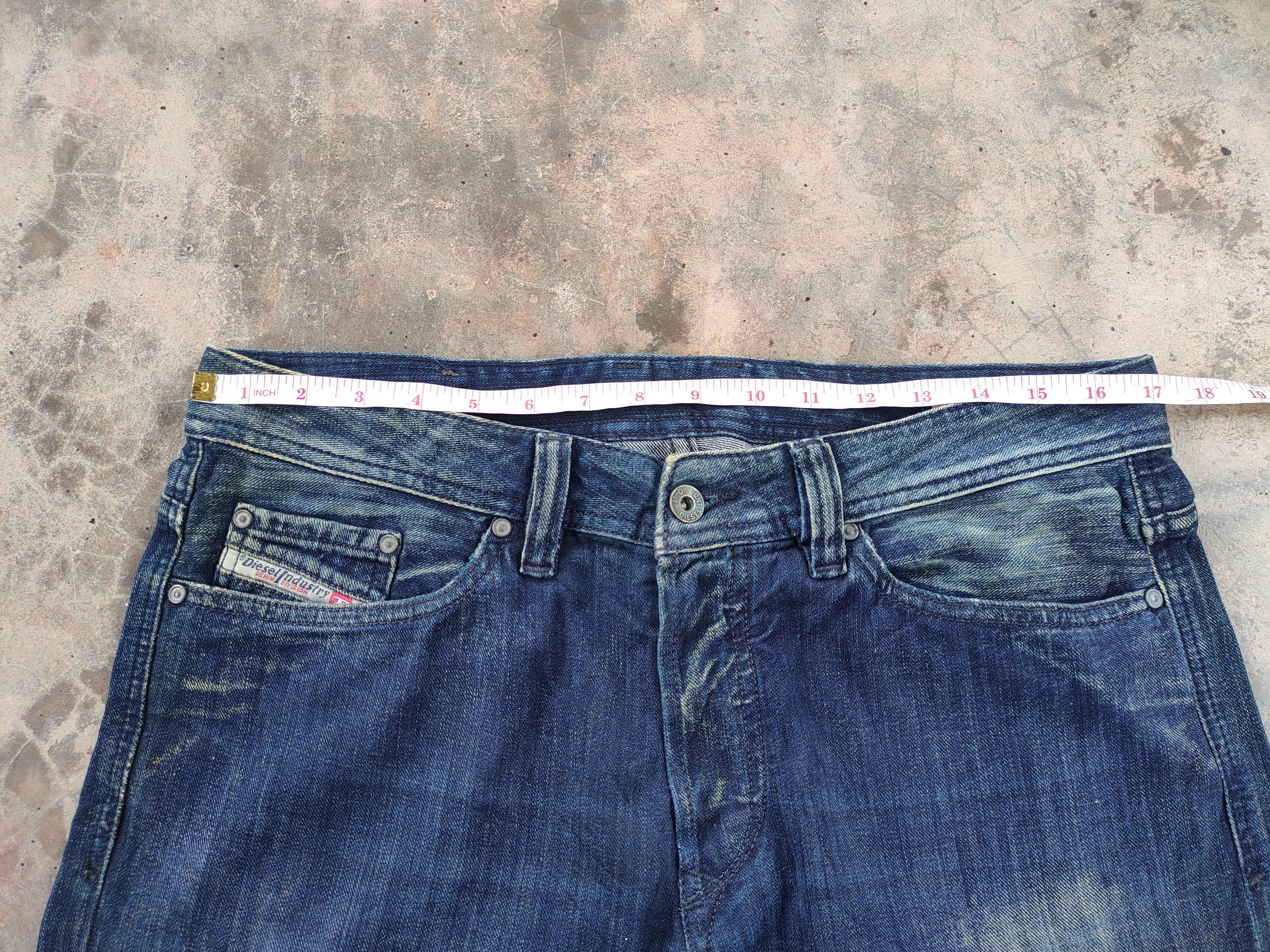 Diesel W34×34 VINTAGE DIESEL FADED RIPPED JEANS DENIM PANTS Size US 34 / EU 50 - 7 Thumbnail