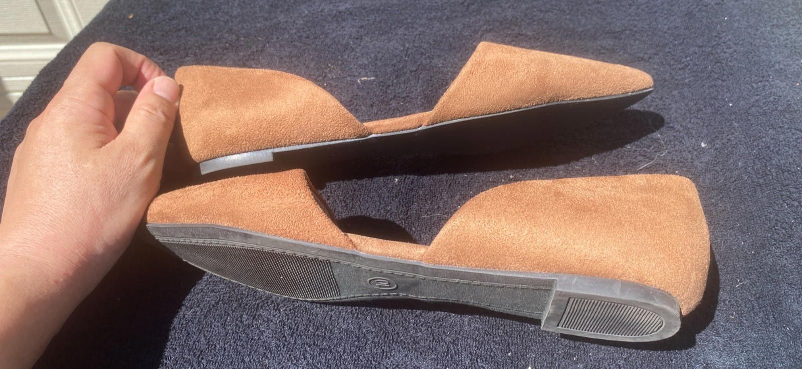 Designer Women's A New Day, BROWN Dorsey Slip-on Flats, Size 10 (612) Size US 10 / IT 40 - 4 Thumbnail