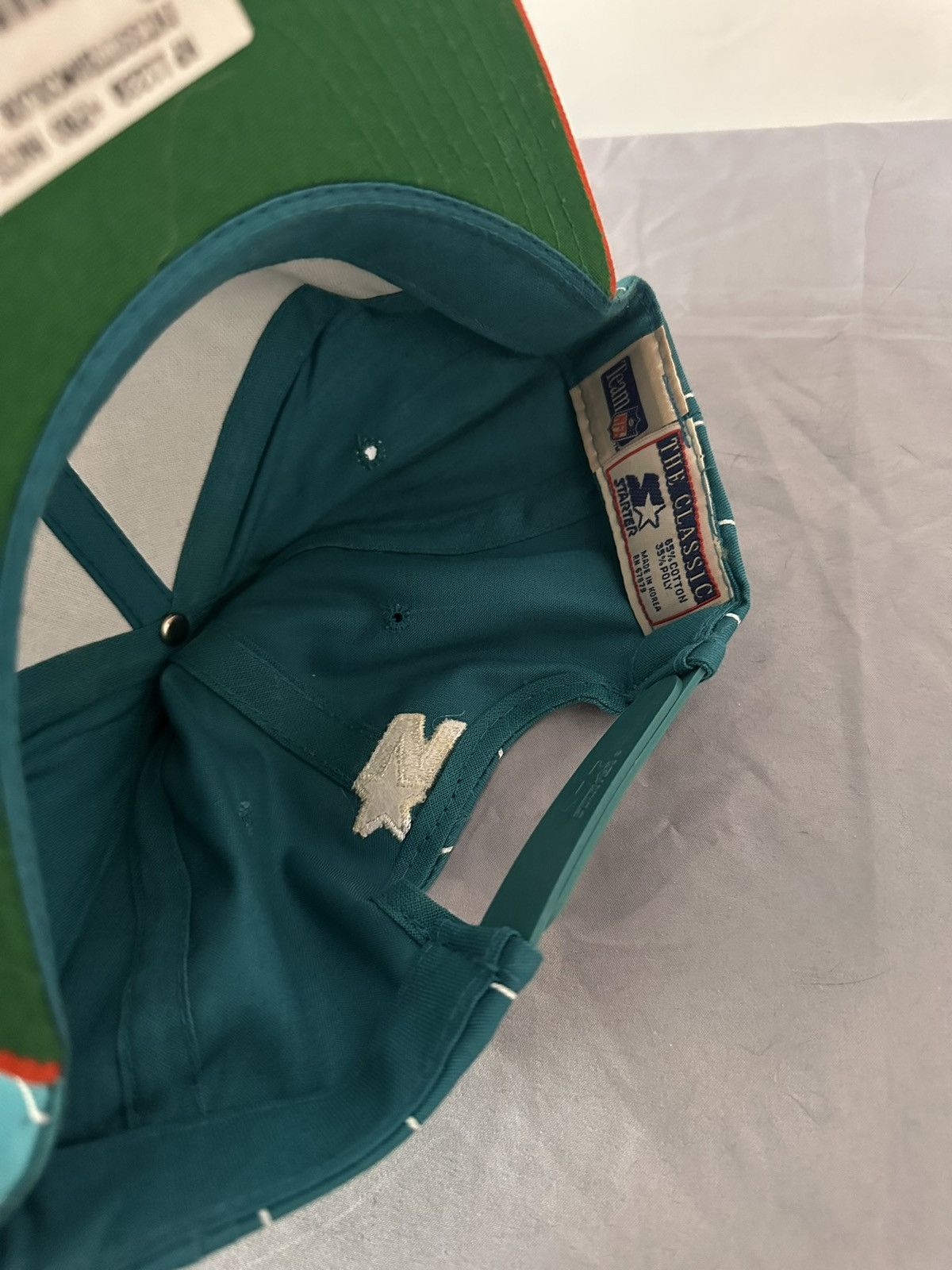 Starter Vintage Miami Dolphins NFL Starter Snapback With Tags Size ONE SIZE - 6 Thumbnail