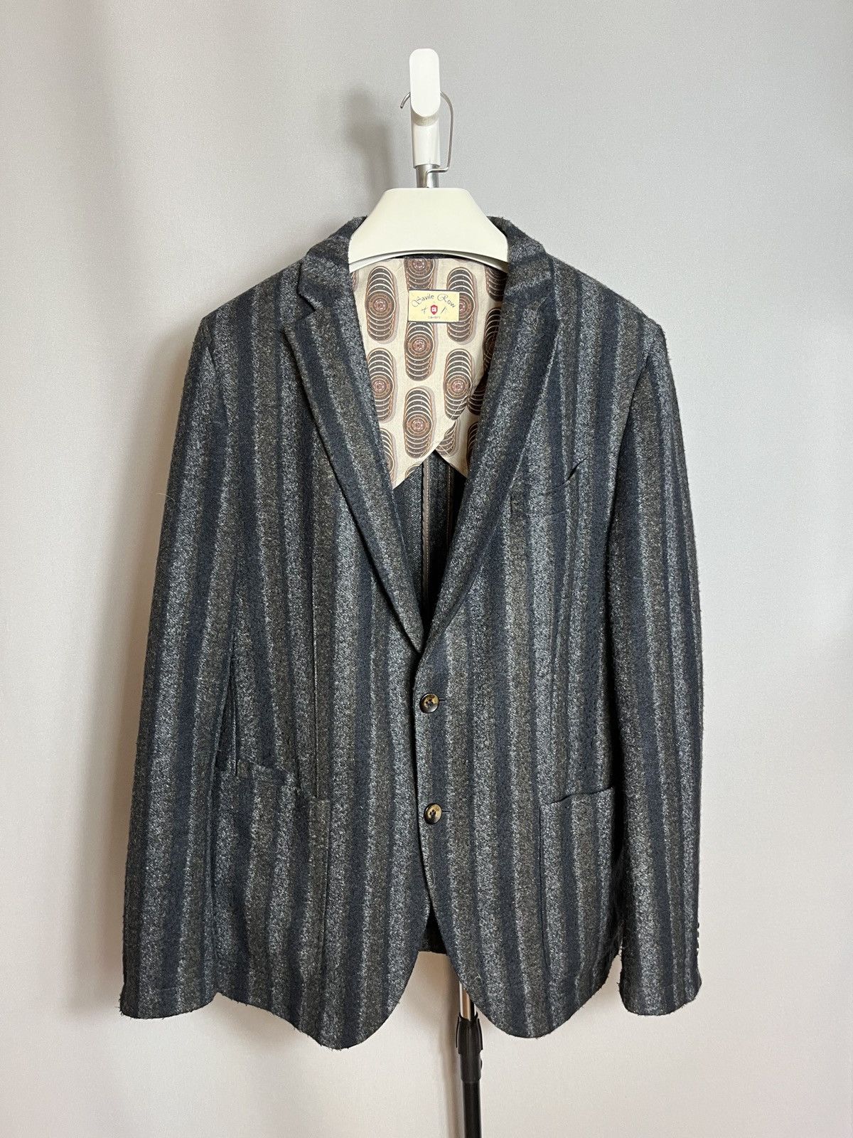 Designer × Savile Row Savile Row Club of Gents Sakko Lanificio Roma Slim Jacket Size 44R - 1 Thumbnail