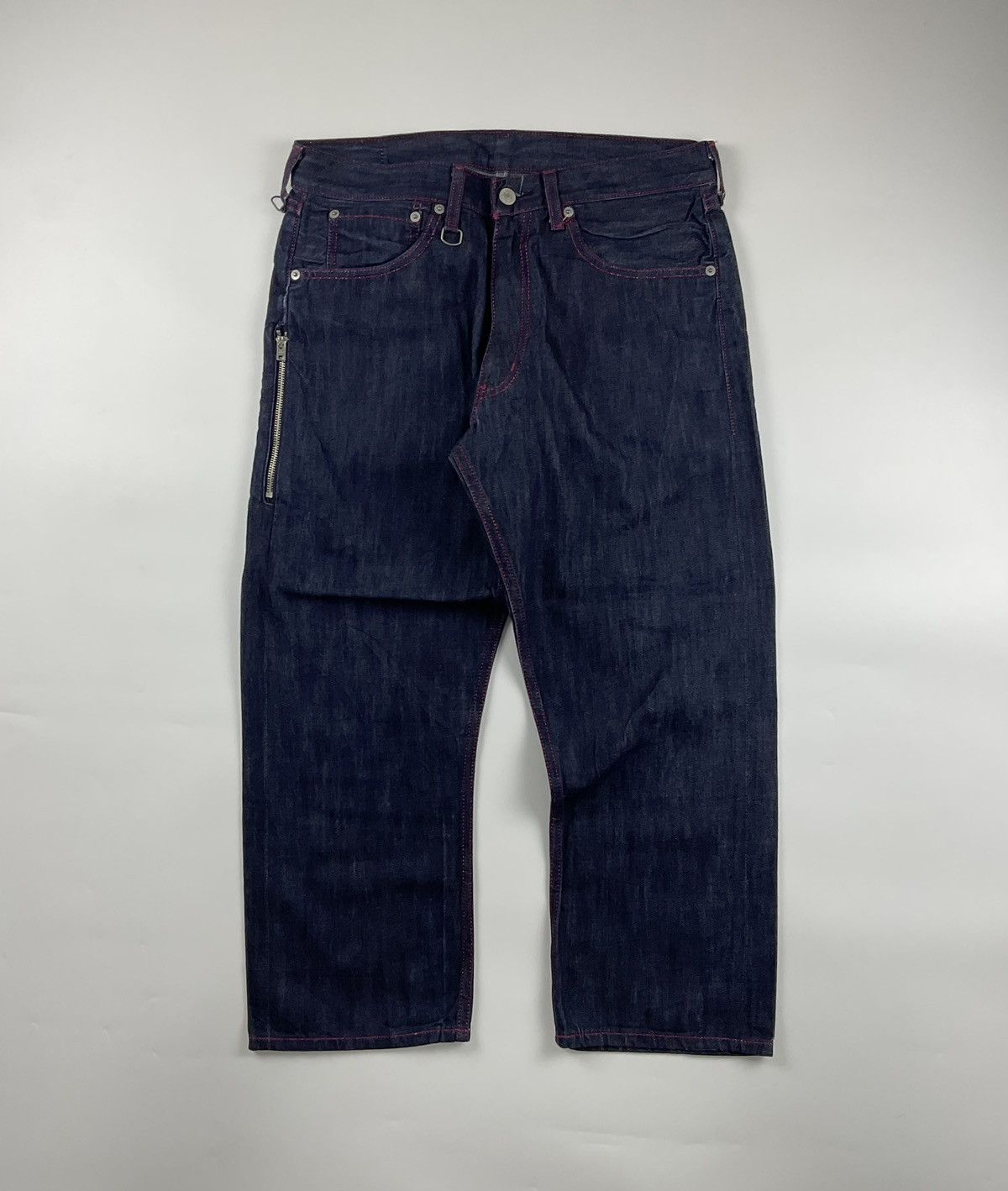 Fragment Design × Levi's Levis Fenom x Fragment Cropped Denim Size US 32 / EU 48 - 2 Thumbnail