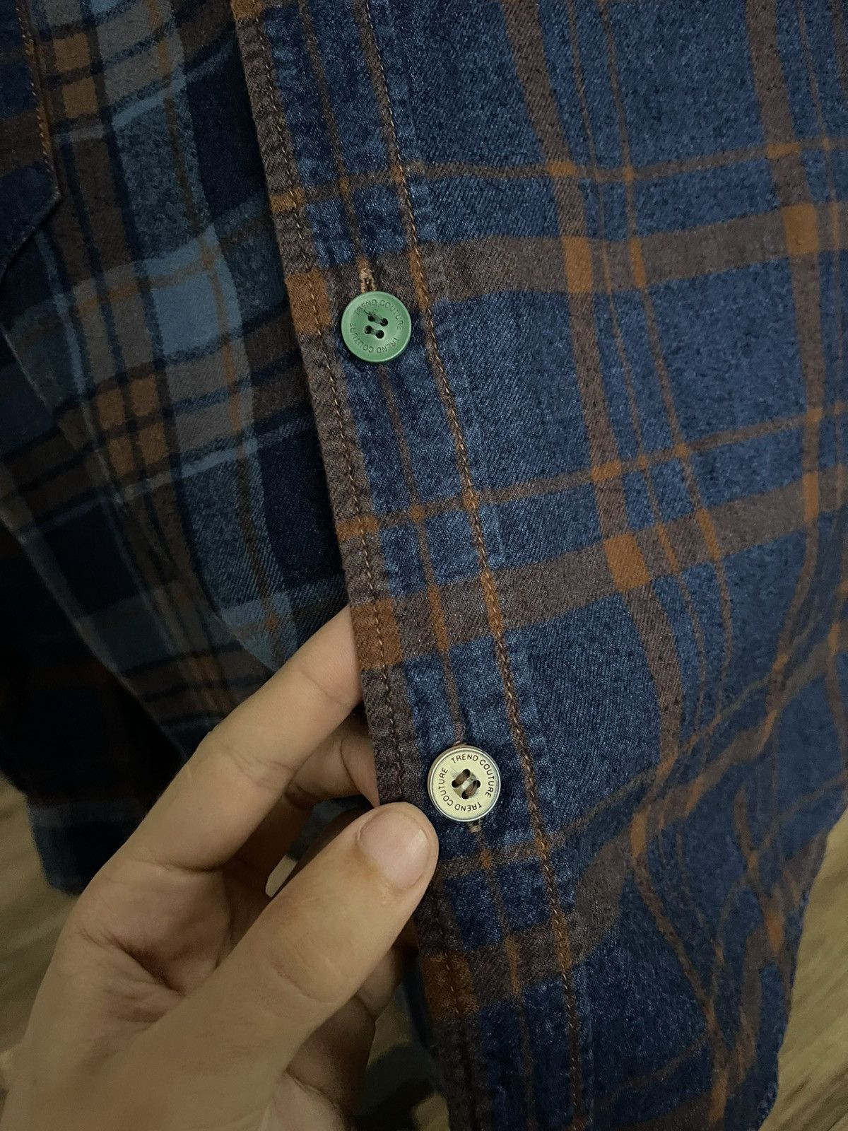 FDMTL FDMTL Japanese Checked Shirt Button Up Size US L / EU 52-54 / 3 - 8 Thumbnail