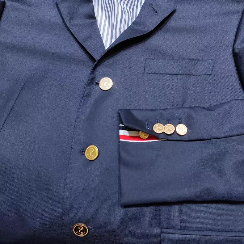 Thom Browne Thom Browne A dark blue suit Size 38L - 6 Thumbnail
