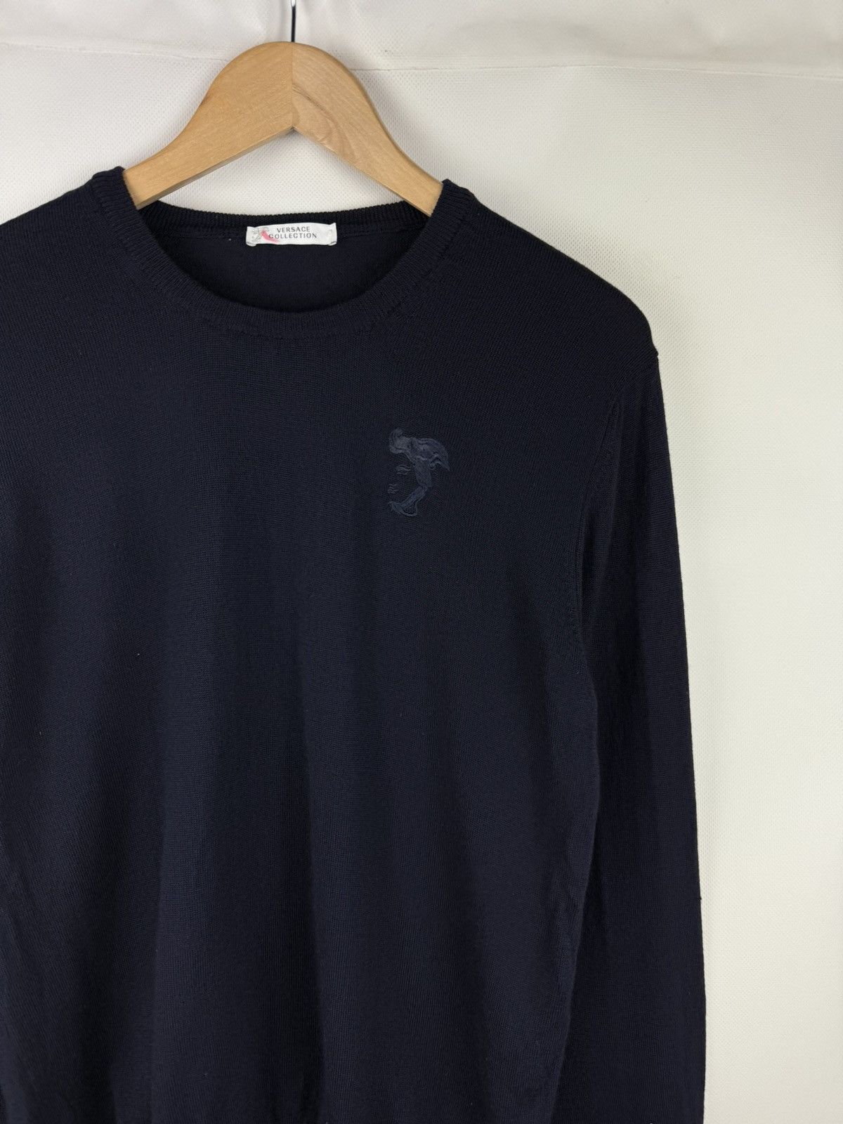 Versace Versace Collection Wool Crewneck Light Sweater Pullover Size US L / EU 52-54 / 3 - 5 Thumbnail