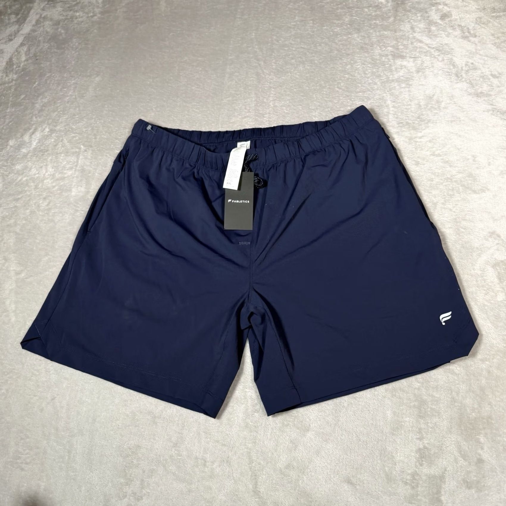 Fabletics Fabletics Shorts Mens 2XL Blue Navy Performance Stretch Running Gym NWT Size US 39 - 2 Thumbnail