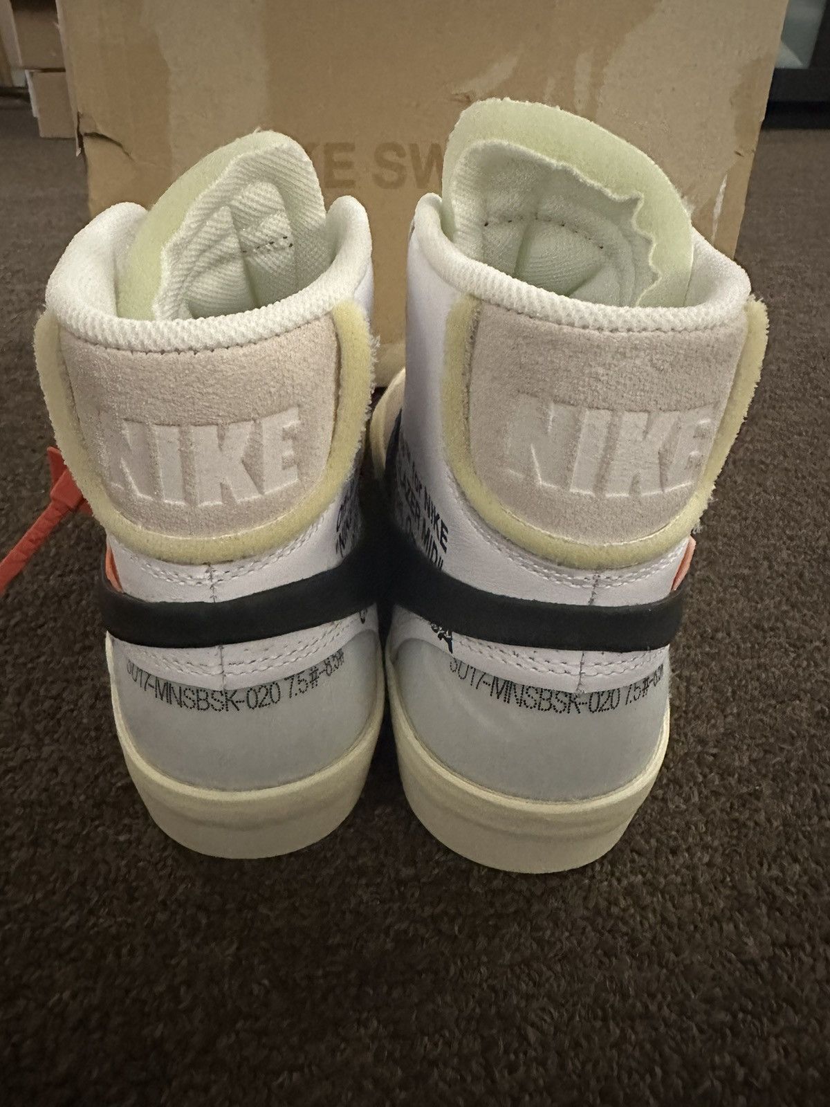 Nike × Off-White × Virgil Abloh Nike Blazer Mid x Off-White The Ten Size US 8 Size US 8 / EU 41 - 4 Thumbnail