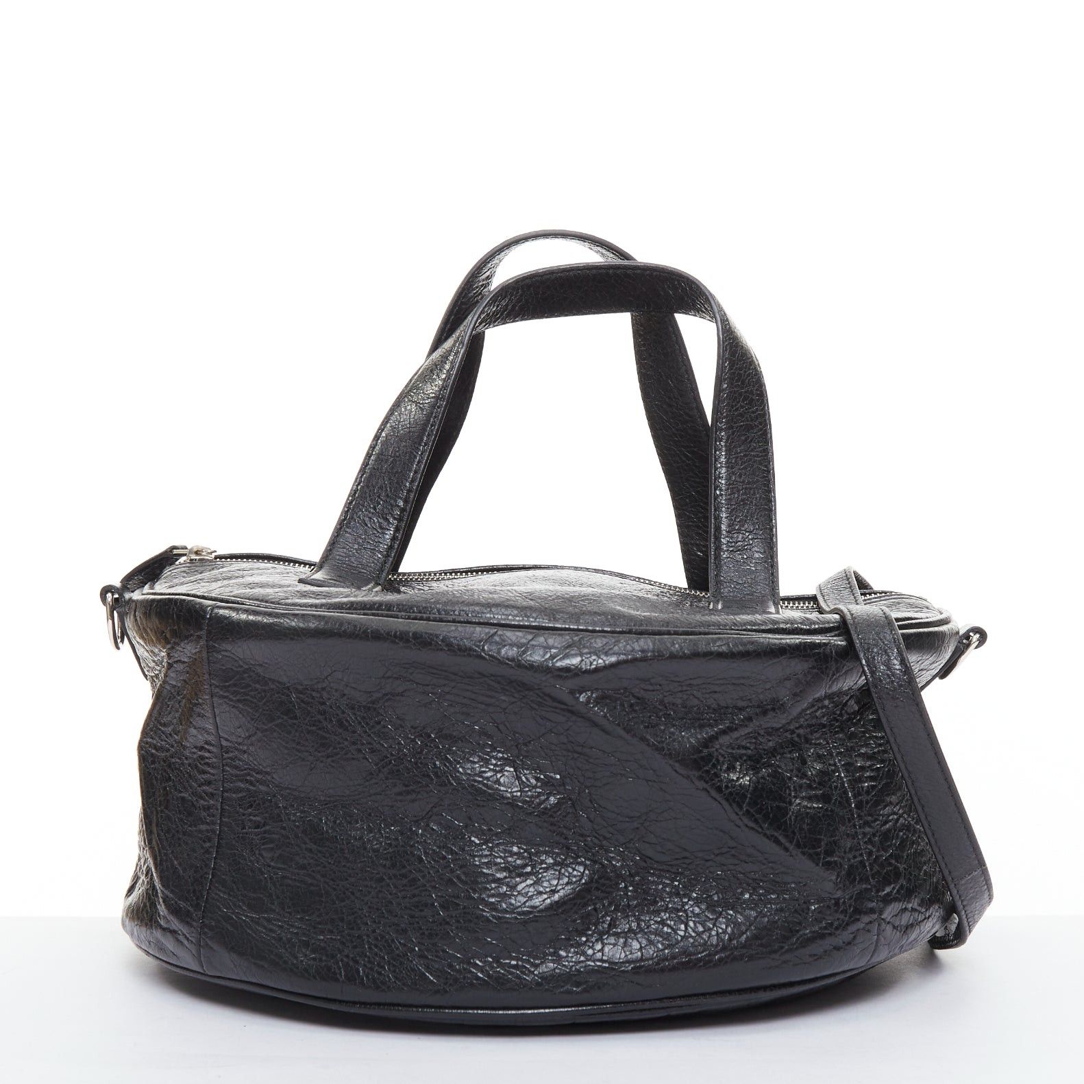 Balenciaga BALENCIAGA 2017 Arena Round Air S Hobo black leather cylinder crossbody bag Size ONE SIZE - 1 Thumbnail