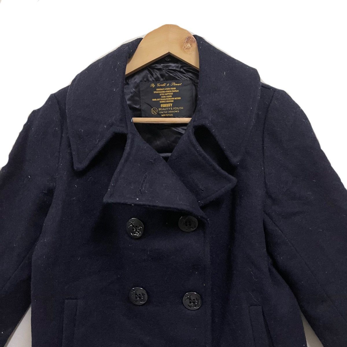 BEAUTY&YOUTH Fidelity X united arrow by gerald stewart peacoat wool Size US S / EU 44-46 / 1 - 2 Thumbnail