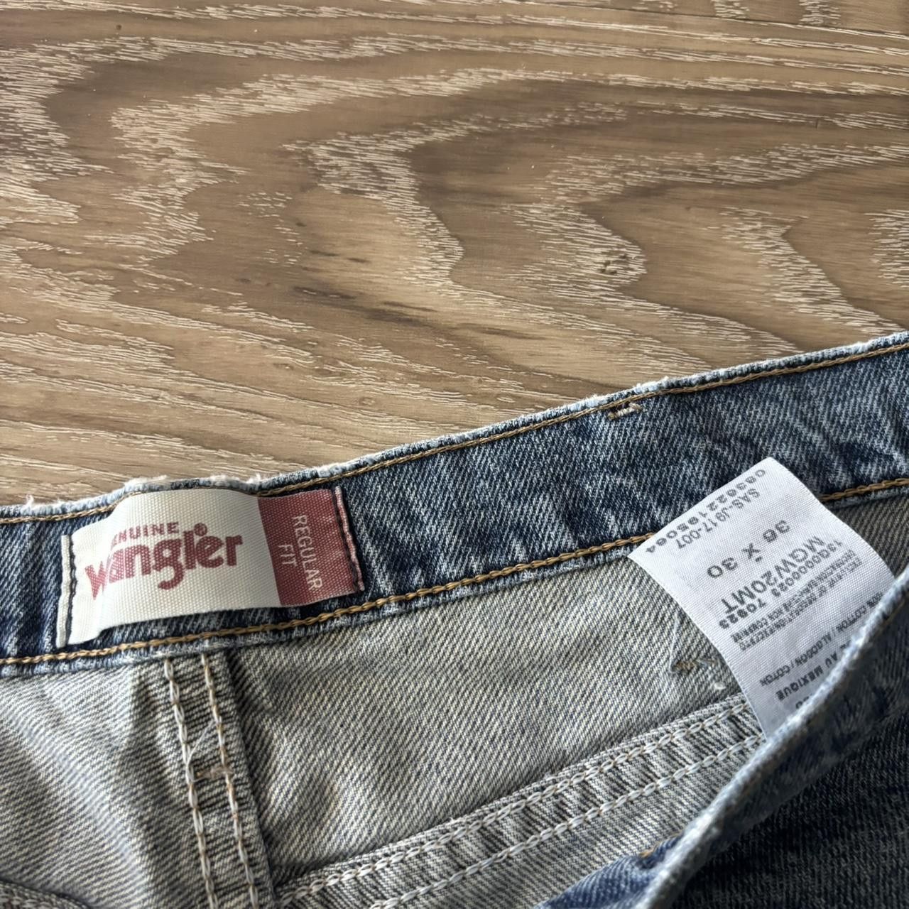 Vintage Crazy Vintage Y2K/2000s Grunge Dark Wash Essential Denim Jeans! 35x30 Size US 35 - 8 Thumbnail